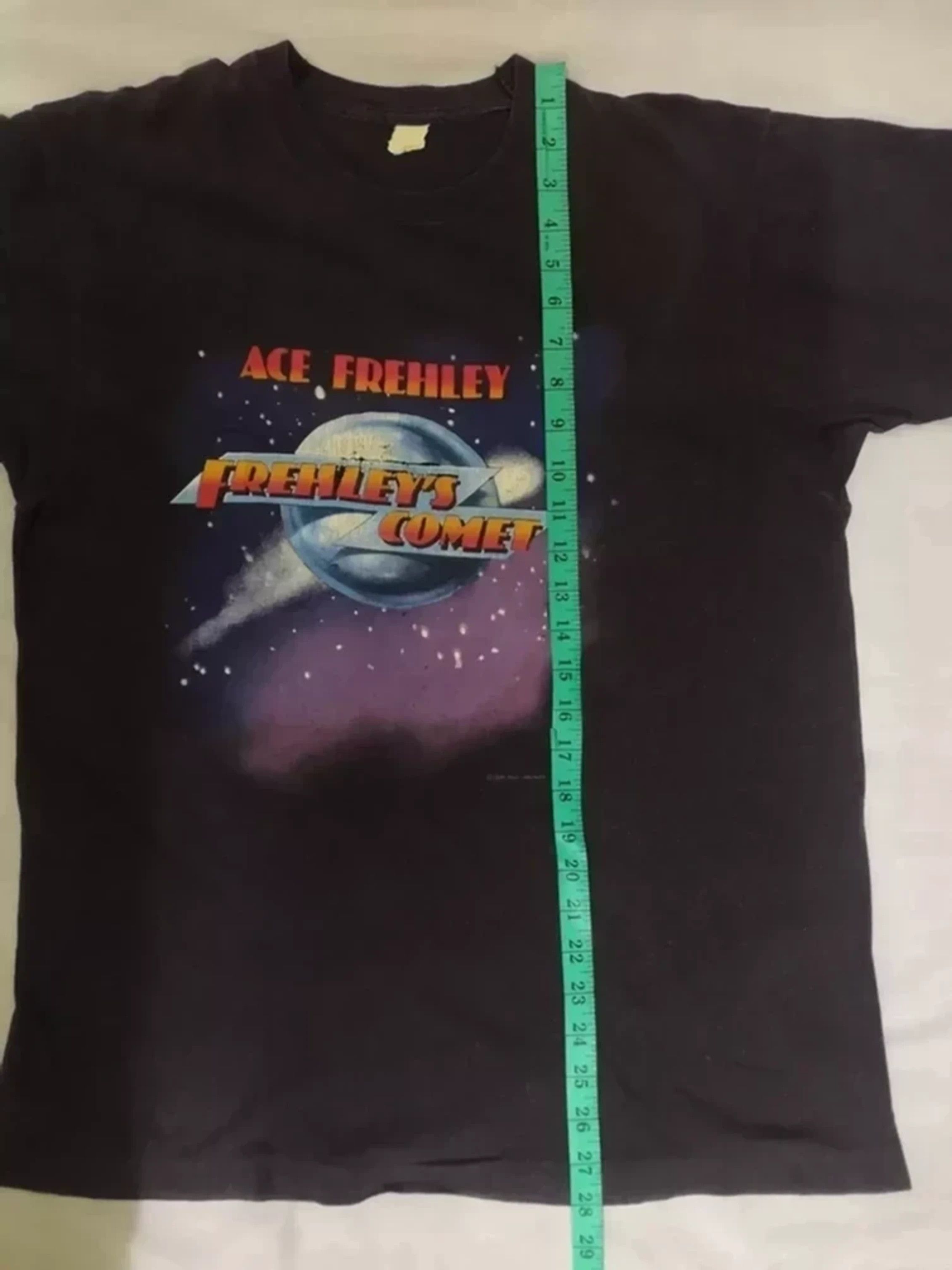 Band Tees Vintage 80's Ace Frehley Kiss Band T Shirt Single Stitches Size US L / EU 52-54 / 3 - 5 Thumbnail