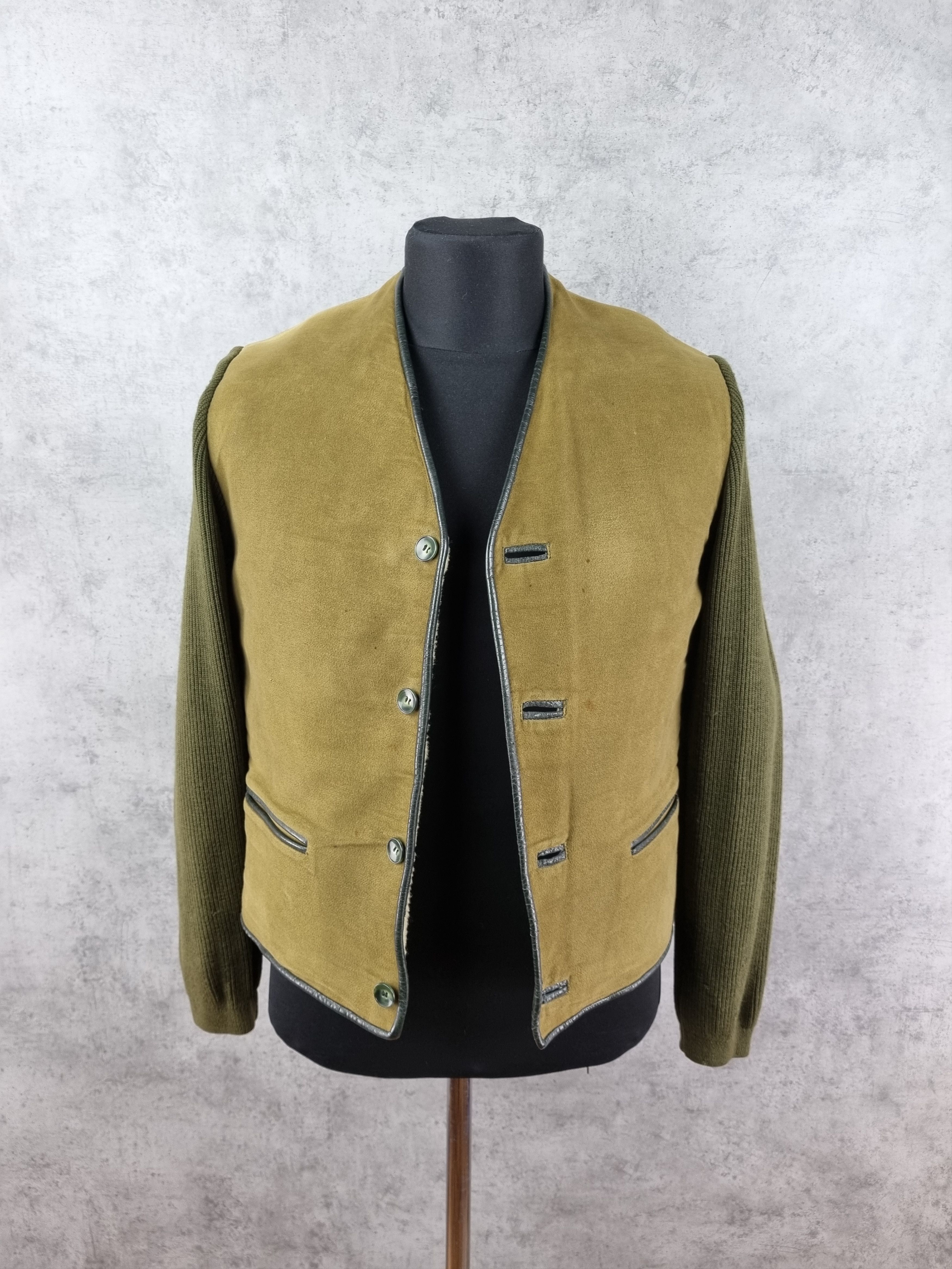 Japanese Brand × Seditionaries Rare 80s Shearling and Cotton Jacket Margiela Style Size US S / EU 44-46 / 1 - 3 Thumbnail