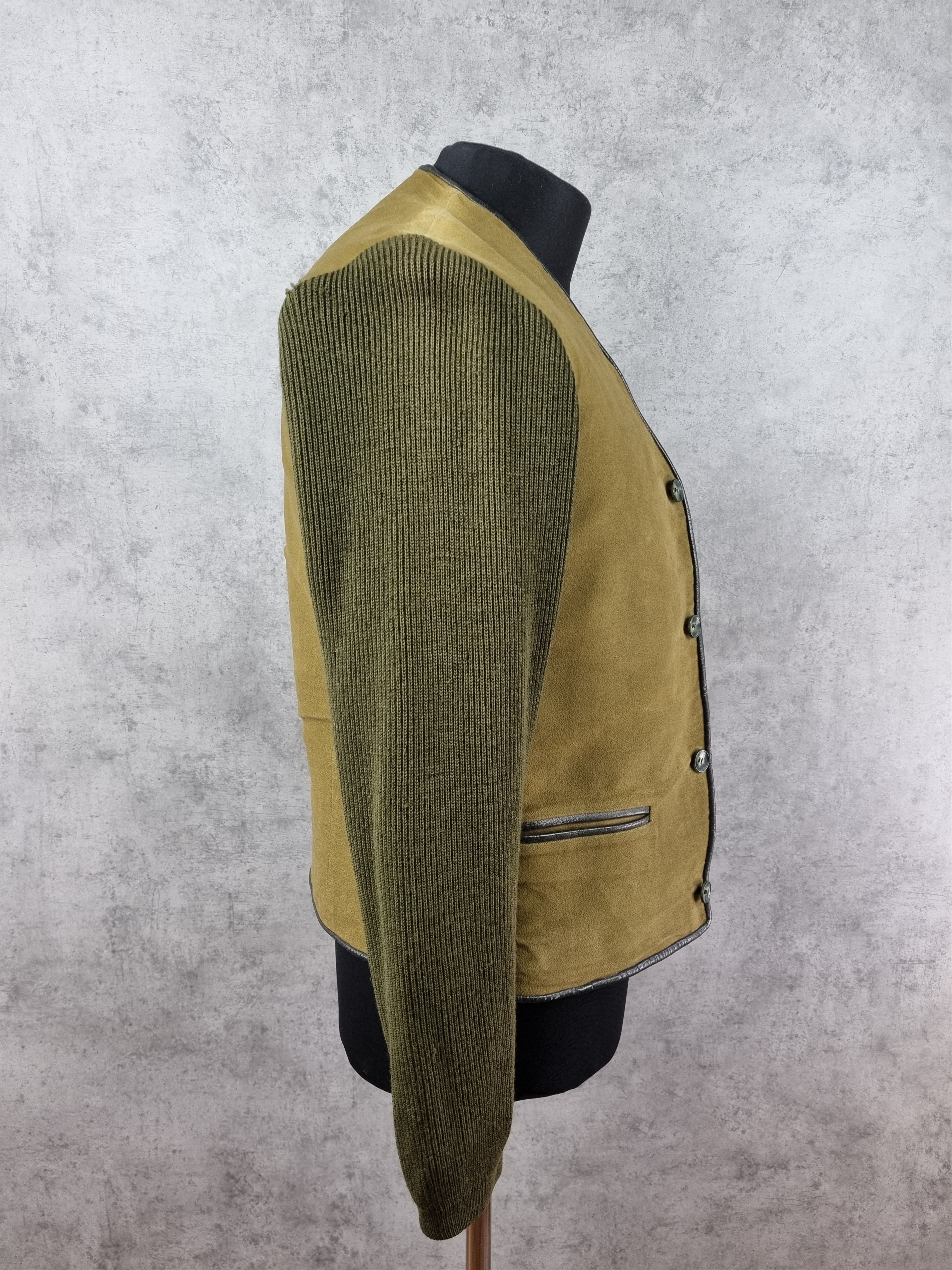 Japanese Brand × Seditionaries Rare 80s Shearling and Cotton Jacket Margiela Style Size US S / EU 44-46 / 1 - 6 Thumbnail