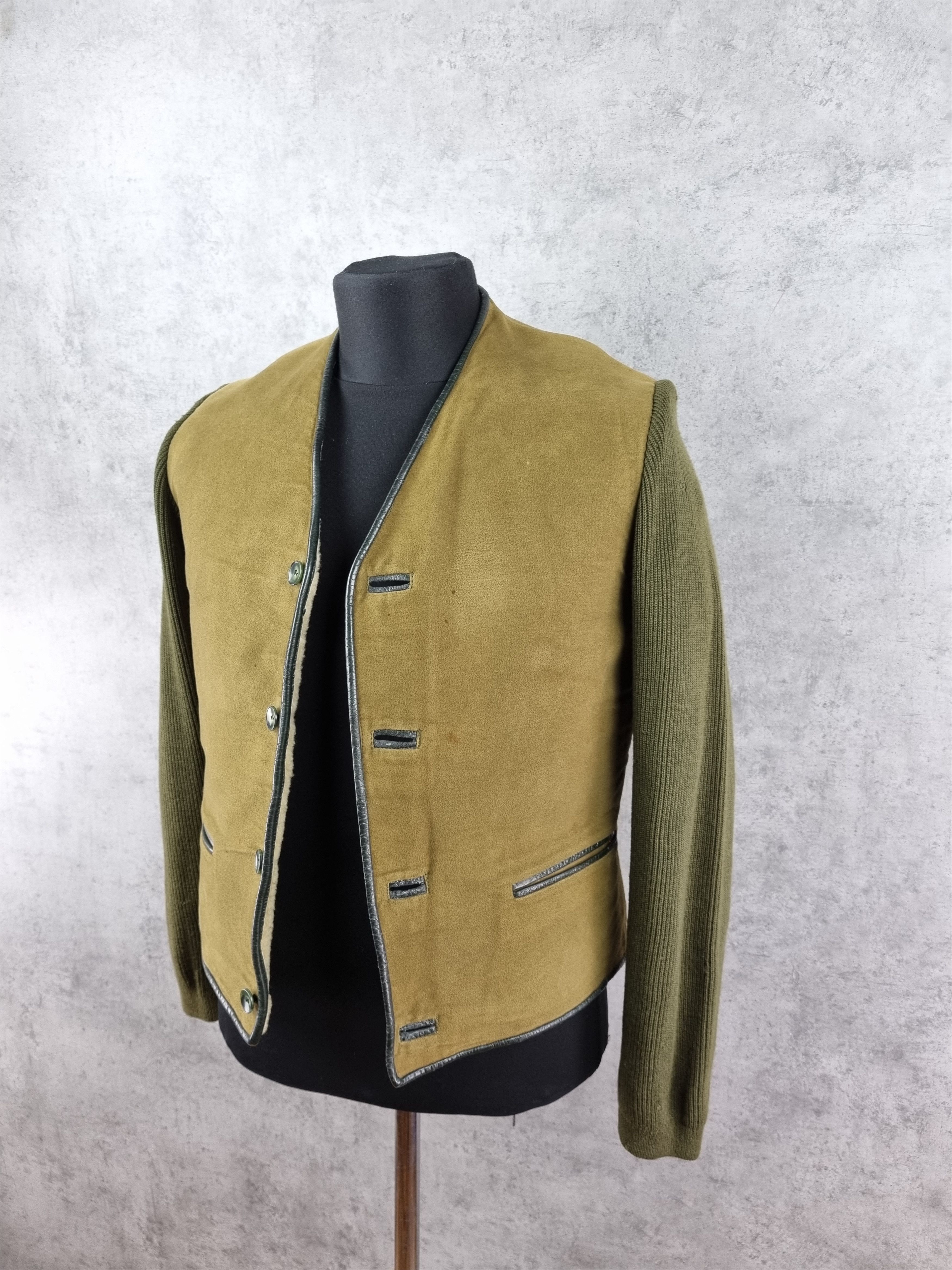 Japanese Brand × Seditionaries Rare 80s Shearling and Cotton Jacket Margiela Style Size US S / EU 44-46 / 1 - 2 Thumbnail