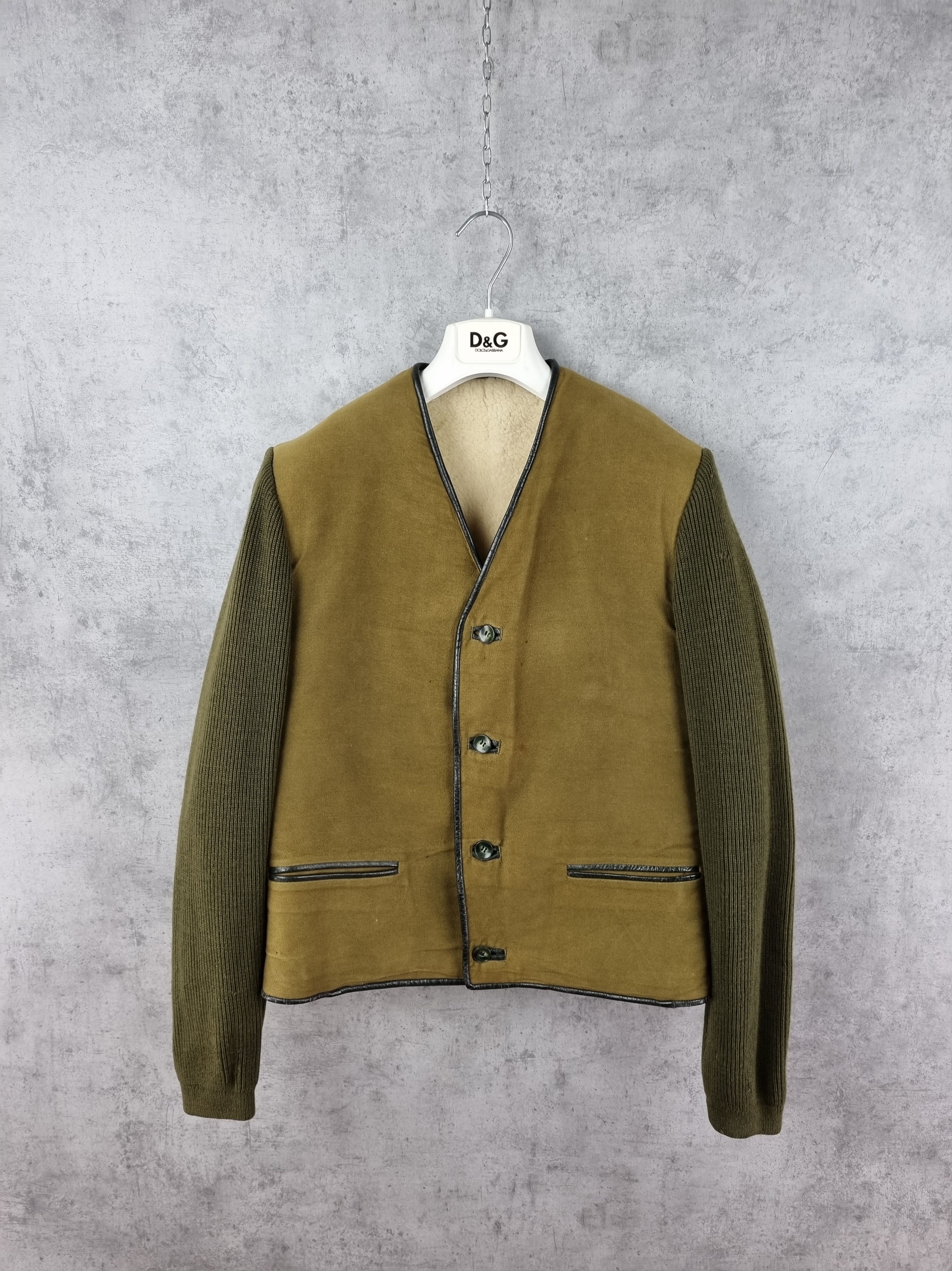 Japanese Brand × Seditionaries Rare 80s Shearling and Cotton Jacket Margiela Style Size US S / EU 44-46 / 1 - 7 Thumbnail