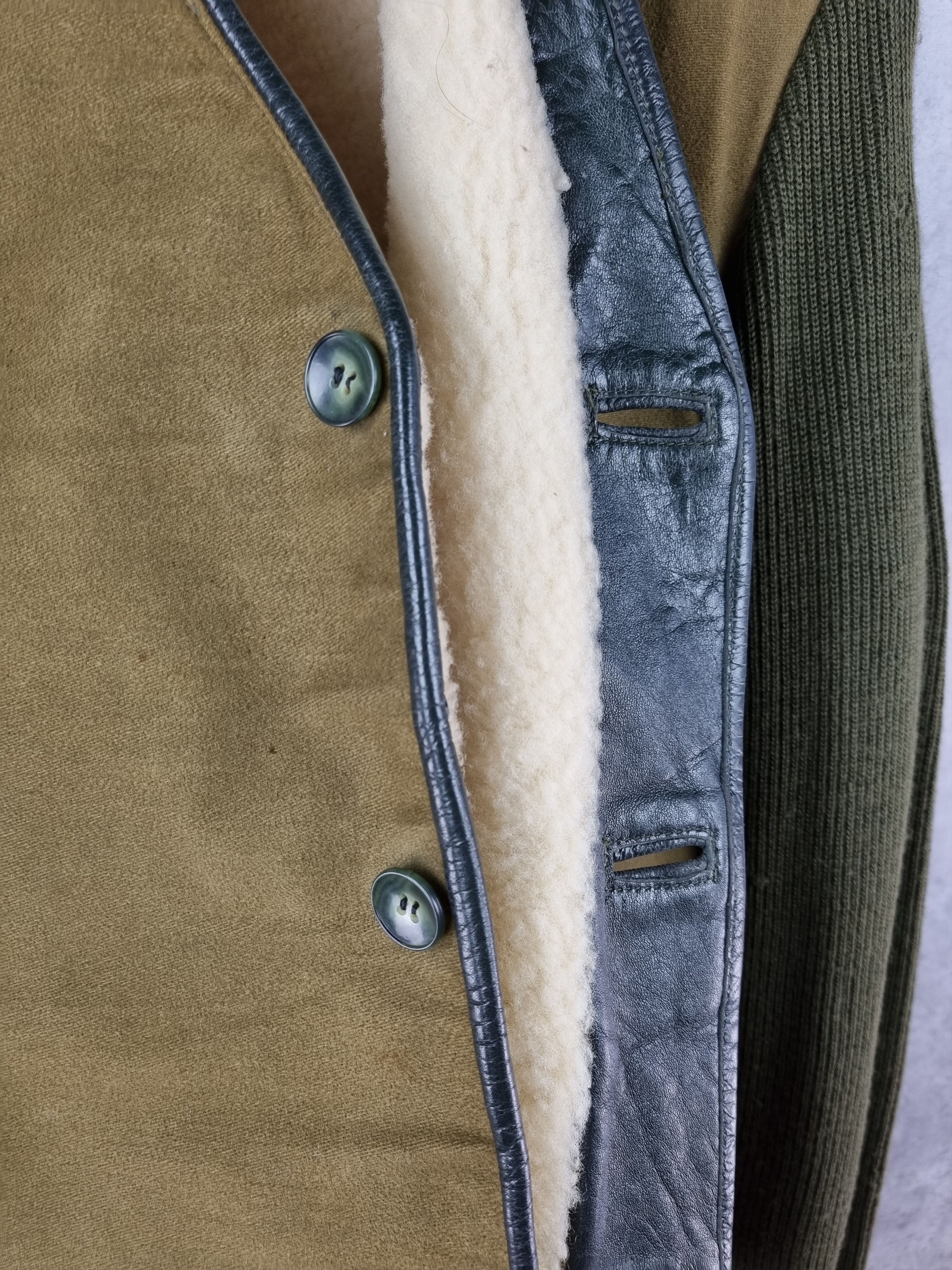 Japanese Brand × Seditionaries Rare 80s Shearling and Cotton Jacket Margiela Style Size US S / EU 44-46 / 1 - 12 Thumbnail
