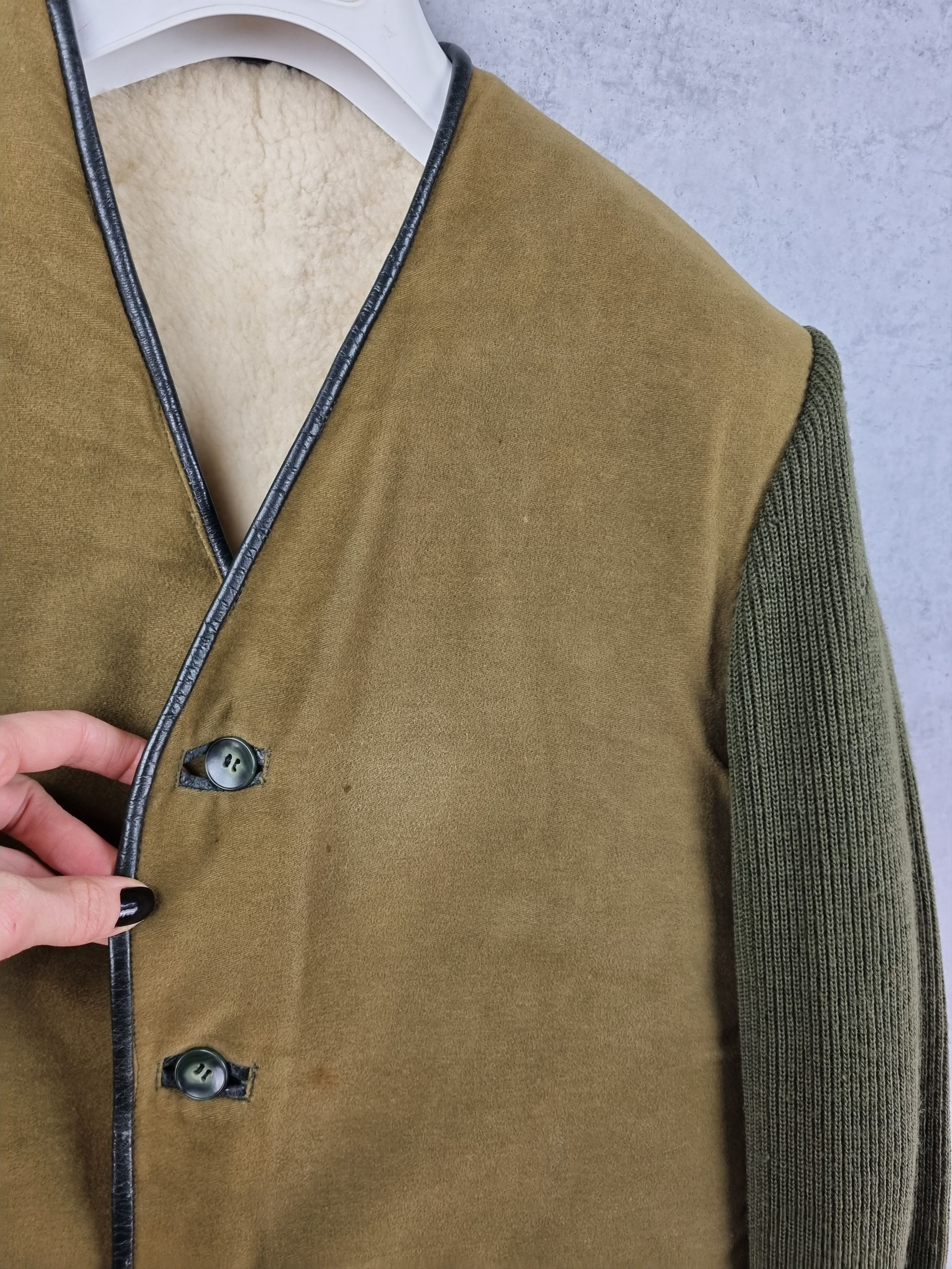 Japanese Brand × Seditionaries Rare 80s Shearling and Cotton Jacket Margiela Style Size US S / EU 44-46 / 1 - 11 Thumbnail