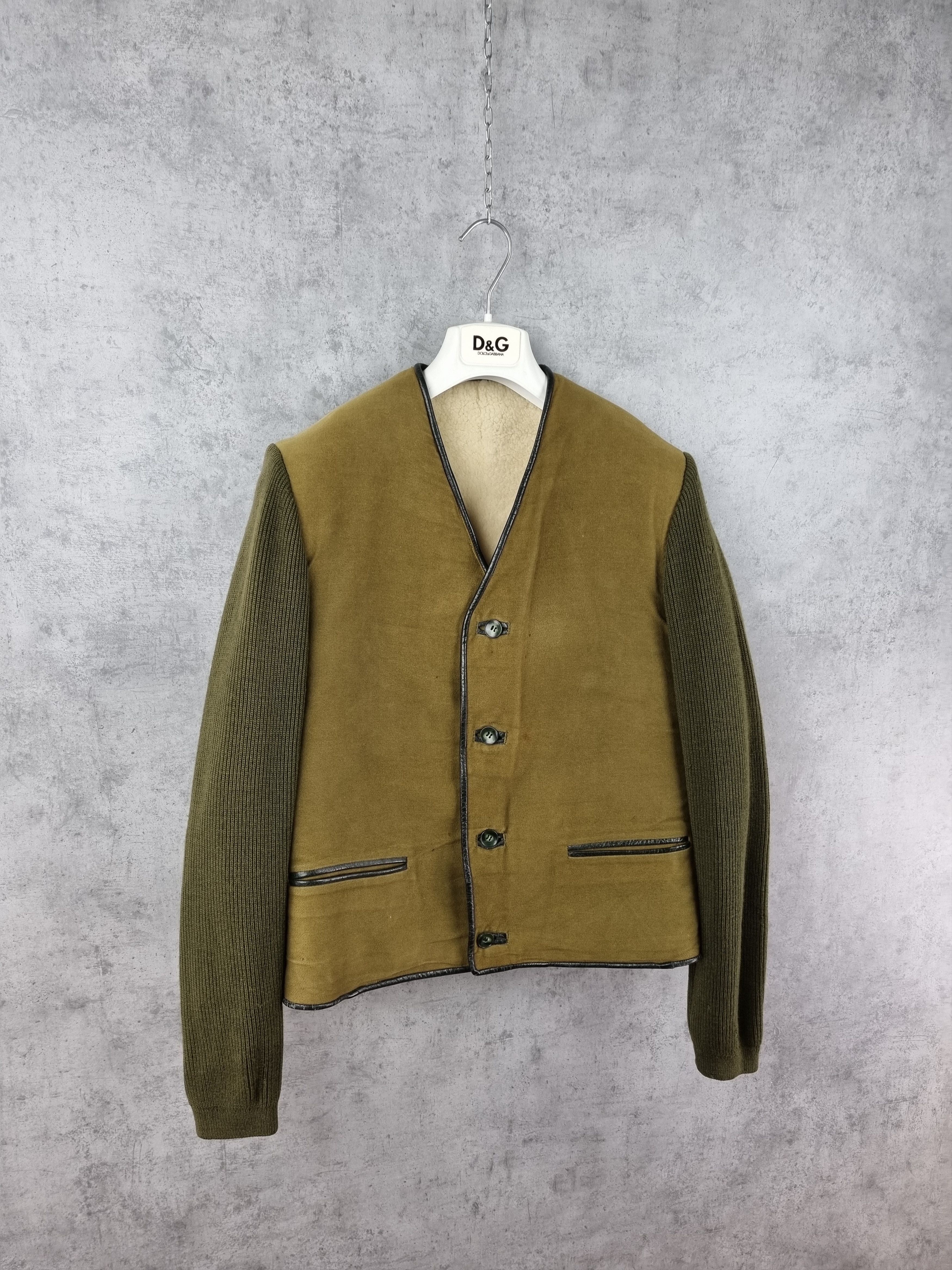Japanese Brand × Seditionaries Rare 80s Shearling and Cotton Jacket Margiela Style Size US S / EU 44-46 / 1 - 23 Thumbnail