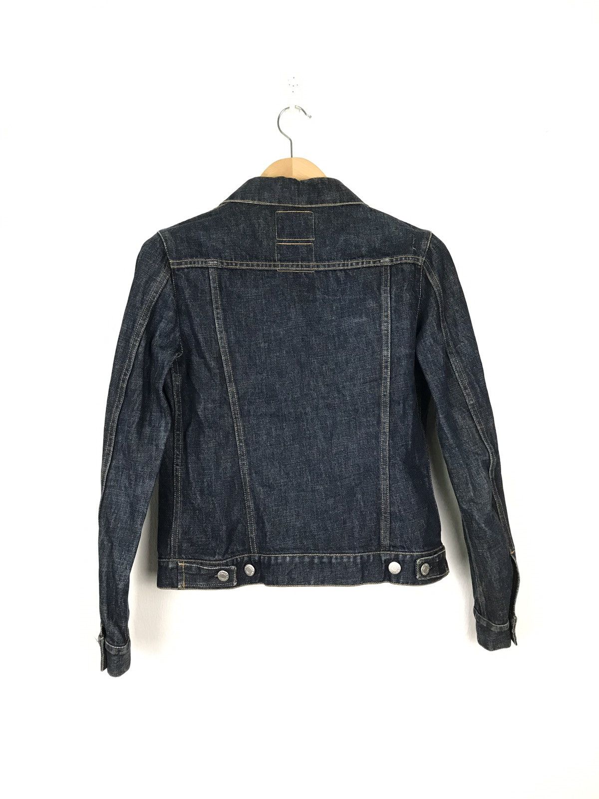 Helmut Lang Vintage Helmut Lang Classic Denim Trucker Jacket Size US S / EU 44-46 / 1 - 3 Thumbnail