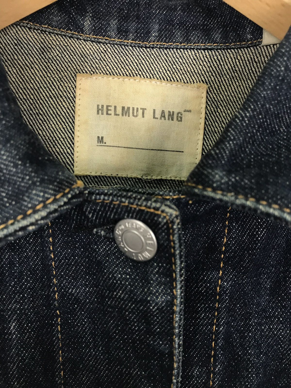 Helmut Lang Vintage Helmut Lang Classic Denim Trucker Jacket Size US S / EU 44-46 / 1 - 5 Thumbnail