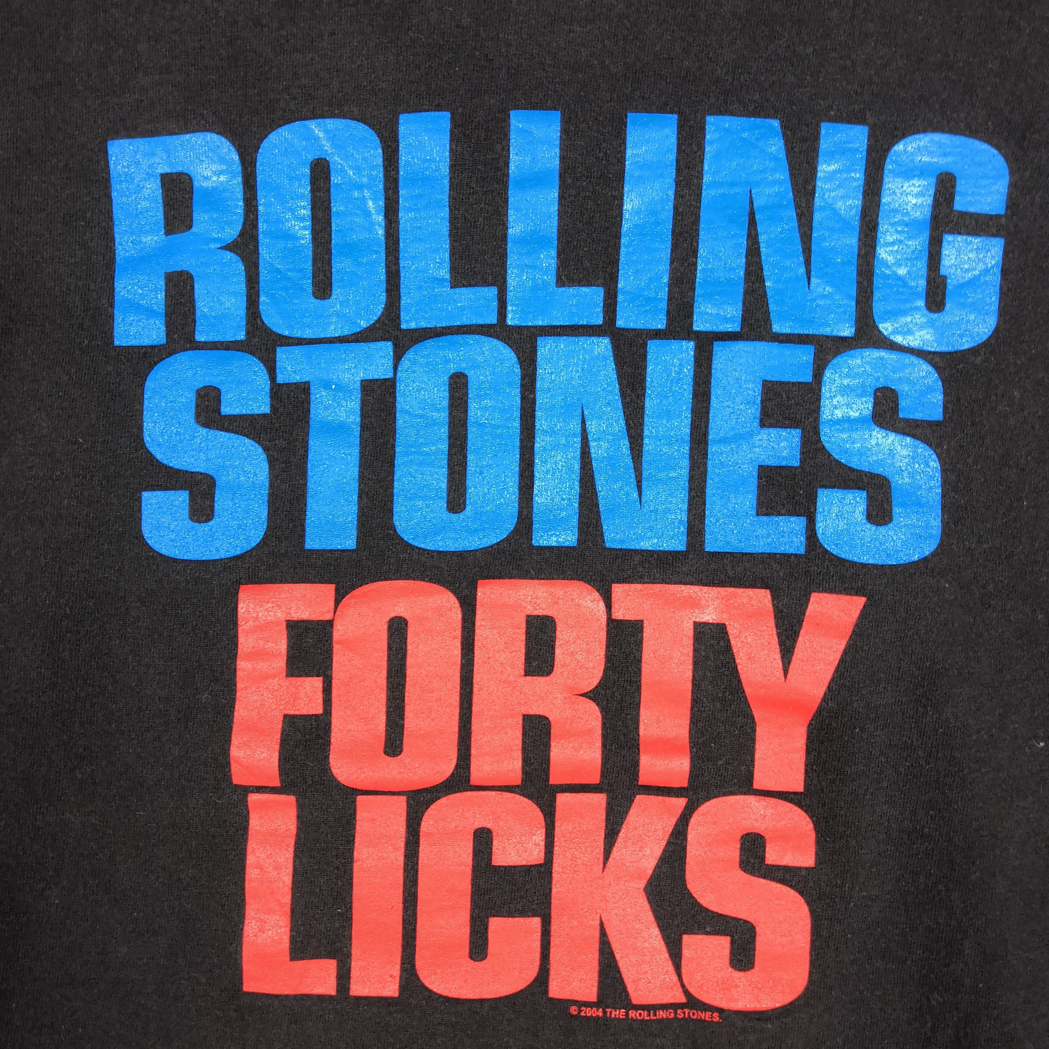 Band Tees Vintage 2004 Rolling Stone T-Shirt Forty Lips Tees BS18465. Size US M / EU 48-50 / 2 - 6 Thumbnail