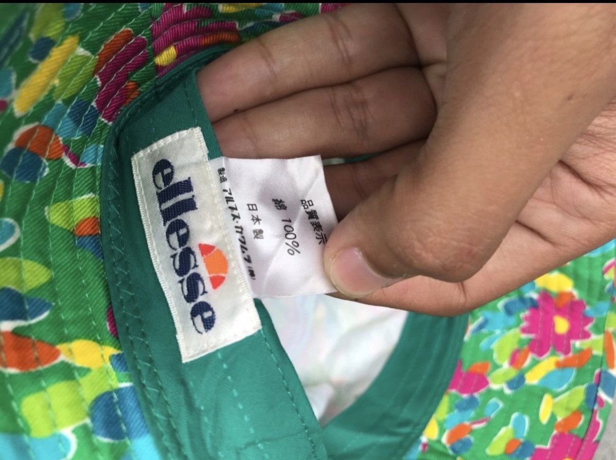 Ellesse Rare Fullprint Multicolor Ellesse Bucket Hat made in Japan Size ONE SIZE - 4 Thumbnail