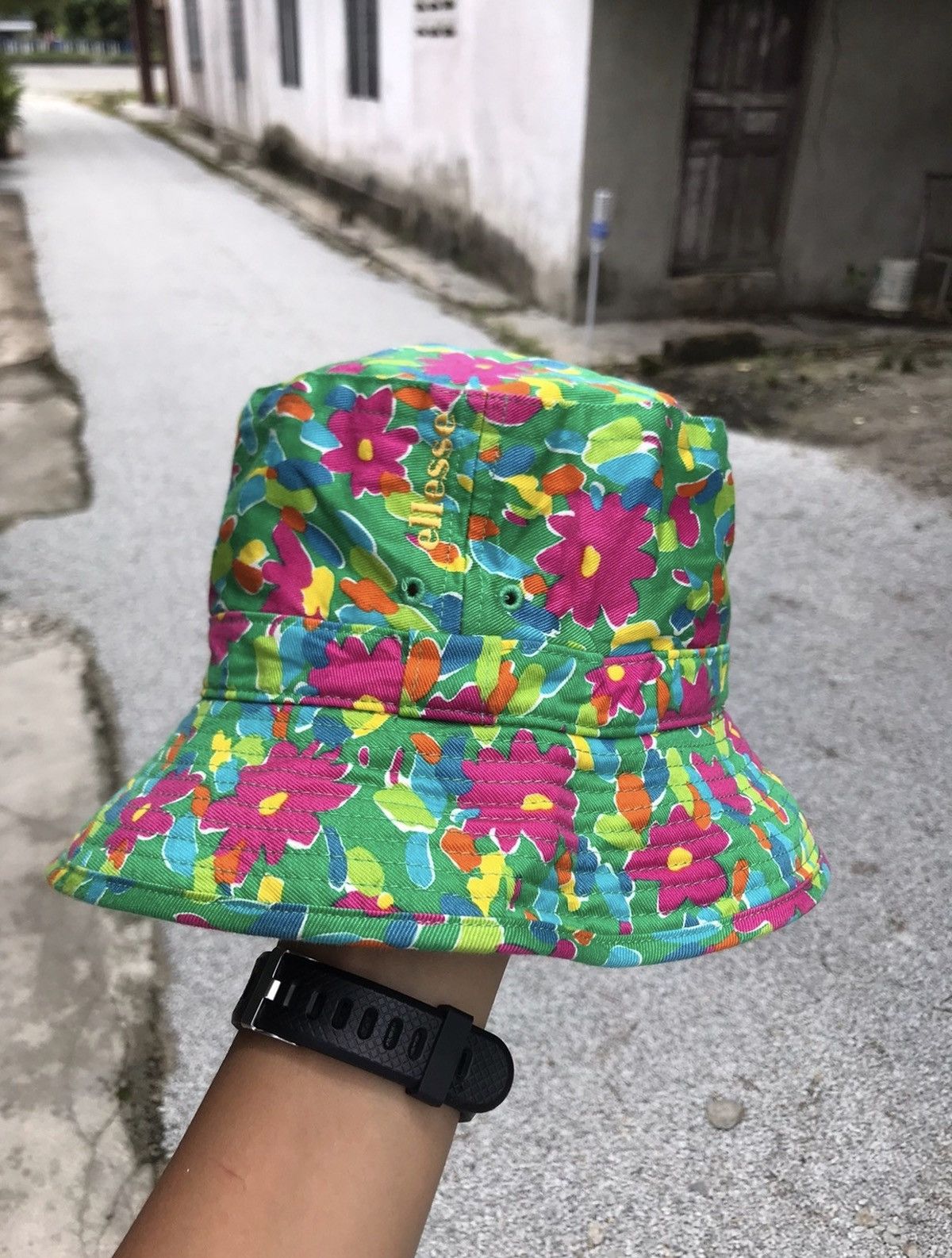 Ellesse Rare Fullprint Multicolor Ellesse Bucket Hat made in Japan Size ONE SIZE - 1 Thumbnail