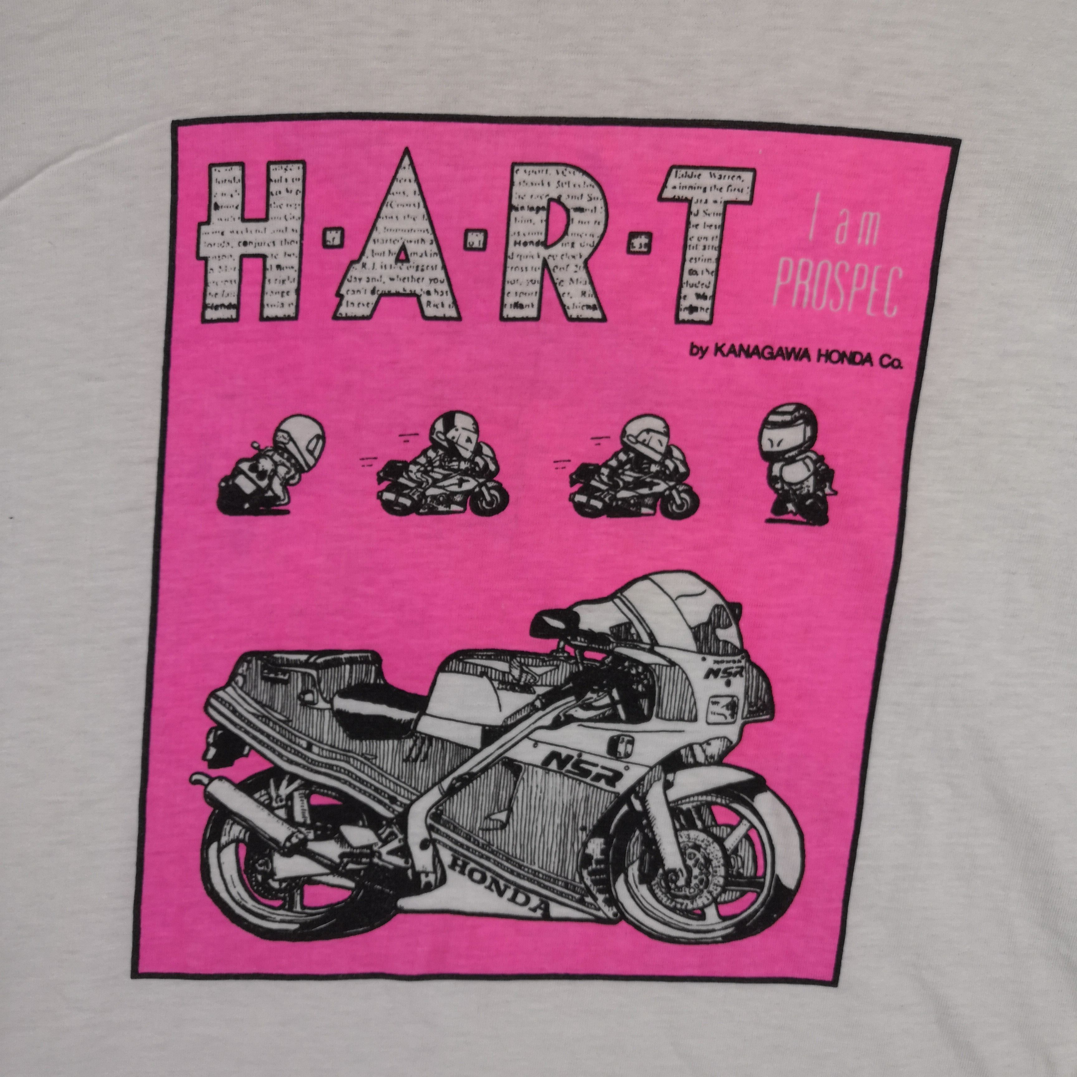 Honda Vintage HART T-SHirt Honda NSR Motocycle 56789 Size US M / EU 48-50 / 2 - 4 Thumbnail
