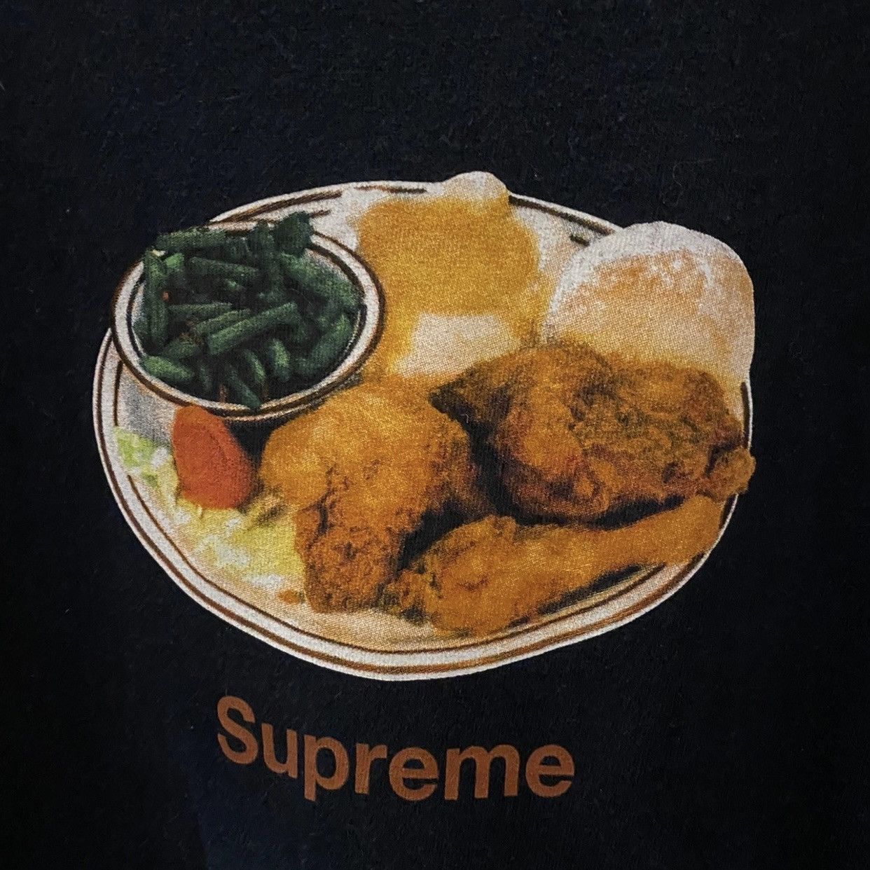 Supreme Supreme SS18 Chicken Dinner Tee Black Size US M / EU 48-50 / 2 - 4 Thumbnail