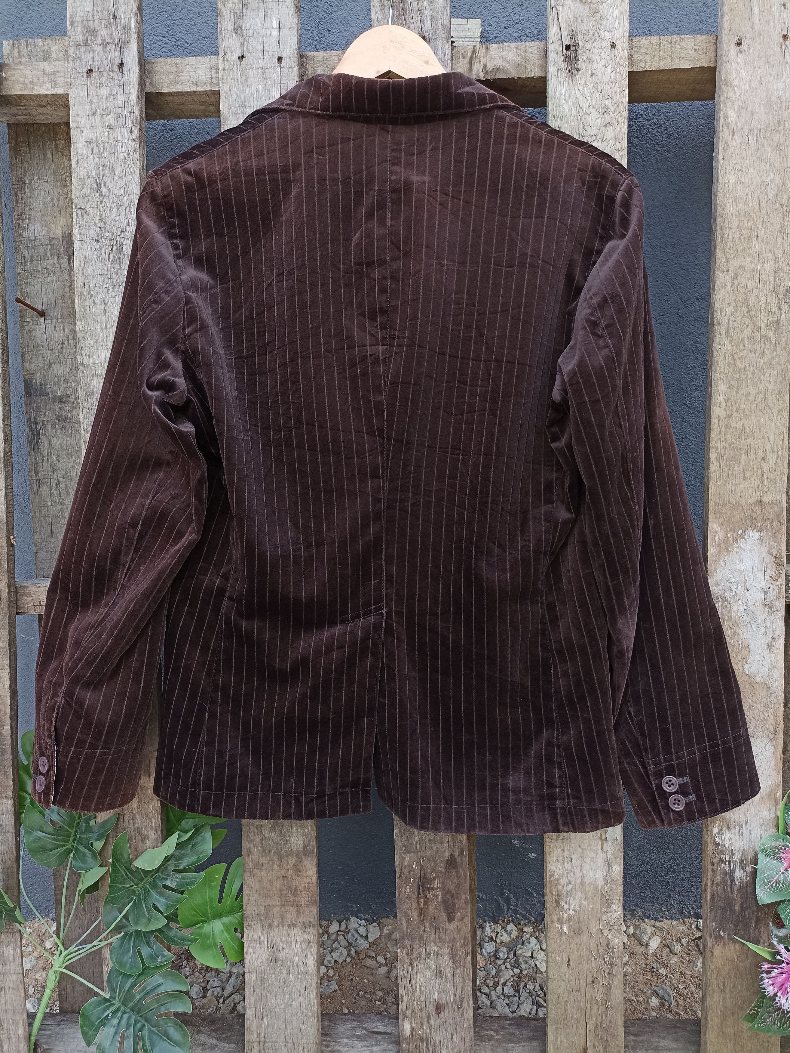 Japanese Brand × Takeo Kikuchi × Vintage Takeo kikuchi valvet blazer Size US M / EU 48-50 / 2 - 7 Thumbnail