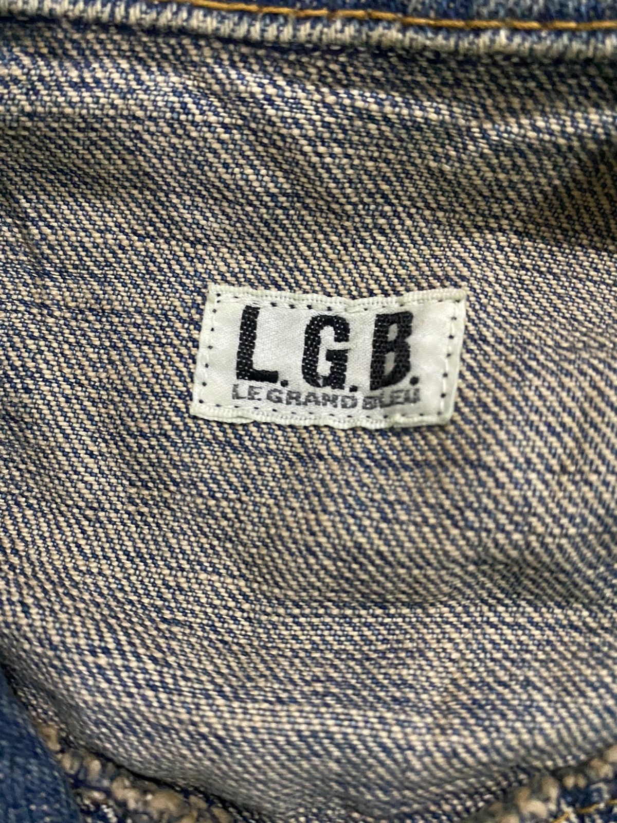 Le Grande Bleu (L.G.B.) Vintage Lgb Le Grande Bleu Distressed Dress Denim Size S / US 4 / IT 40 - 14 Thumbnail