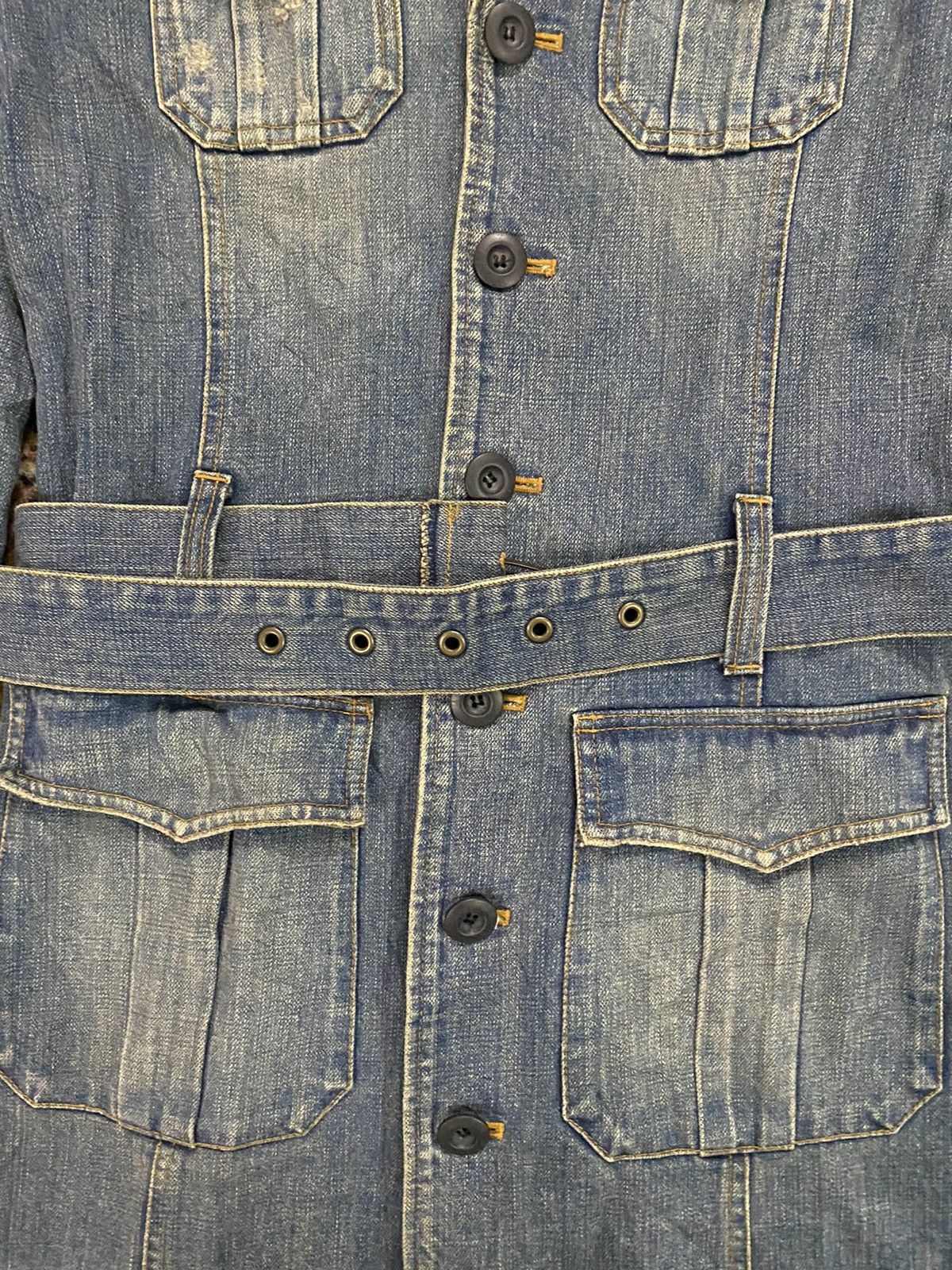 Le Grande Bleu (L.G.B.) Vintage Lgb Le Grande Bleu Distressed Dress Denim Size S / US 4 / IT 40 - 13 Thumbnail