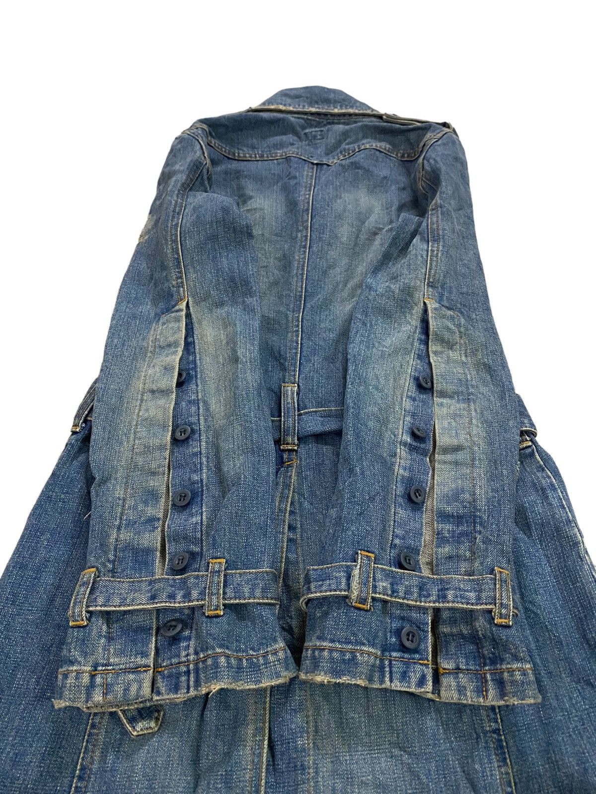 Le Grande Bleu (L.G.B.) Vintage Lgb Le Grande Bleu Distressed Dress Denim Size S / US 4 / IT 40 - 7 Thumbnail