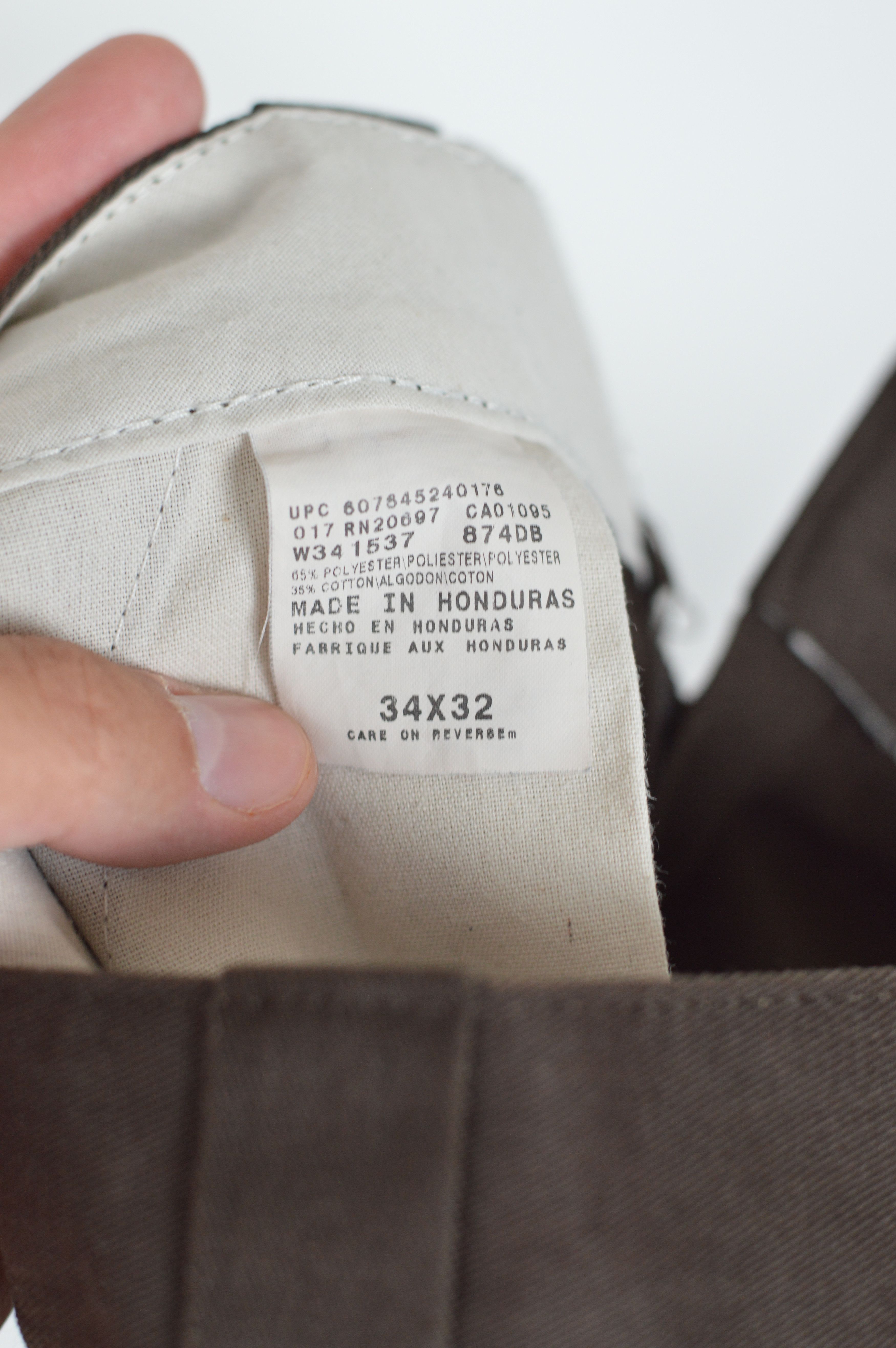 Dickies Vintage Dickies Brown Work Pant sk8 Size US 34 / EU 50 - 8 Thumbnail