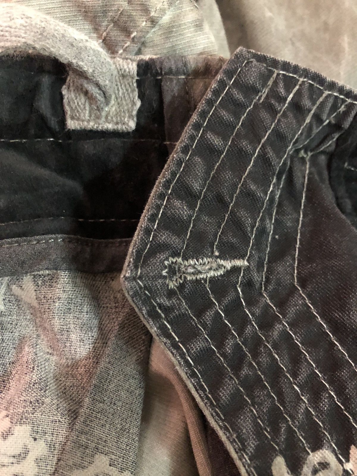 Vintage RARE Baggy Parachute Cargo Waxed Trouser Pant Size US 36 / EU 52 - 25 Thumbnail