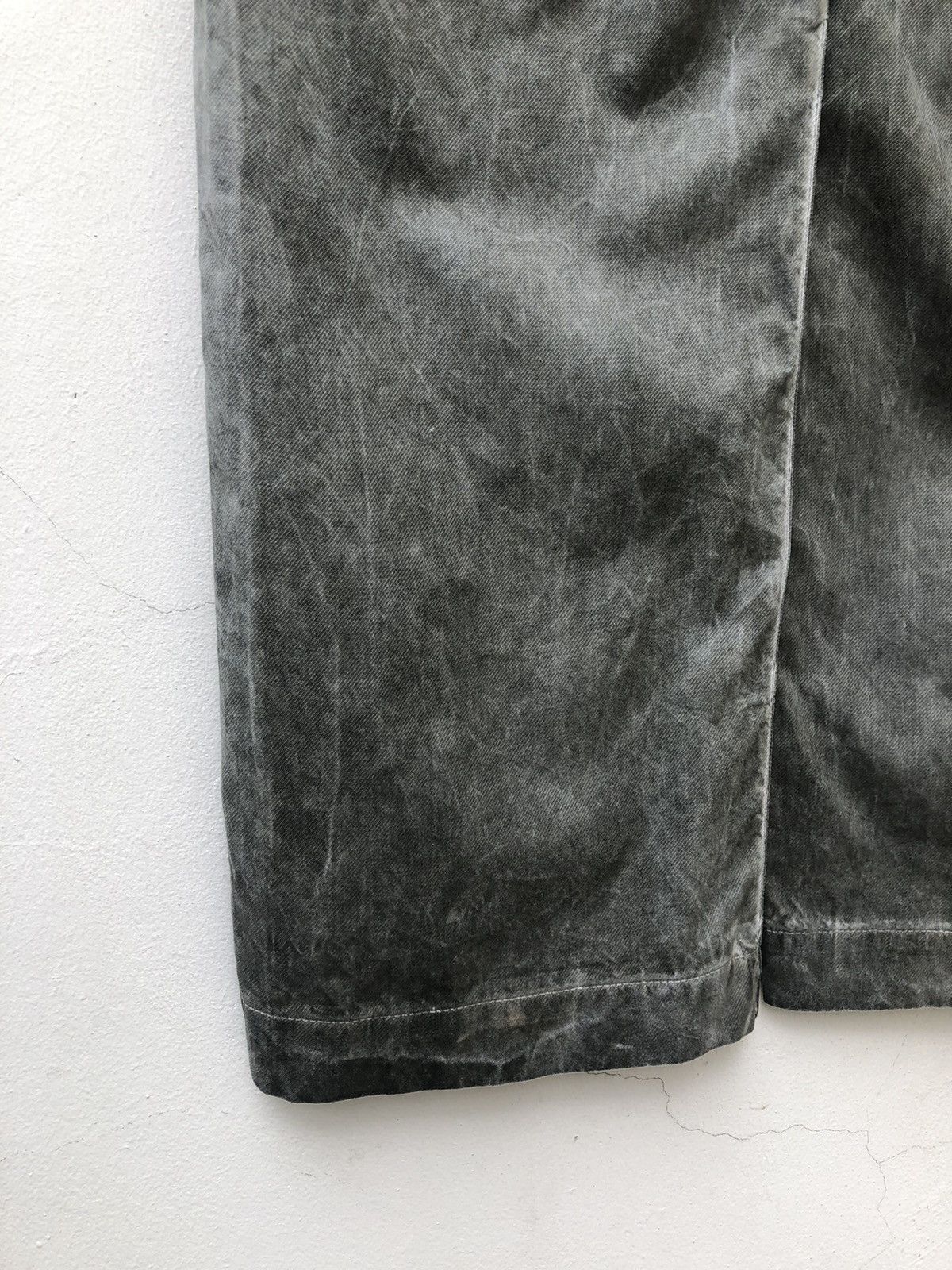 Vintage RARE Baggy Parachute Cargo Waxed Trouser Pant Size US 36 / EU 52 - 15 Thumbnail