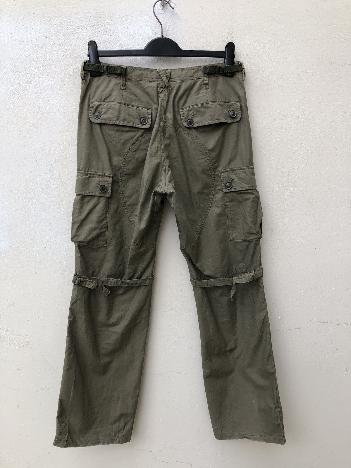 Vintage Klein Plus Homme Parachute Cargo Trouser Pant Size US 30 / EU 46 - 6 Thumbnail