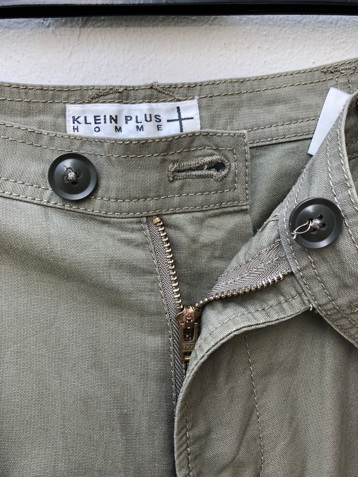 Vintage Klein Plus Homme Parachute Cargo Trouser Pant Size US 30 / EU 46 - 4 Thumbnail