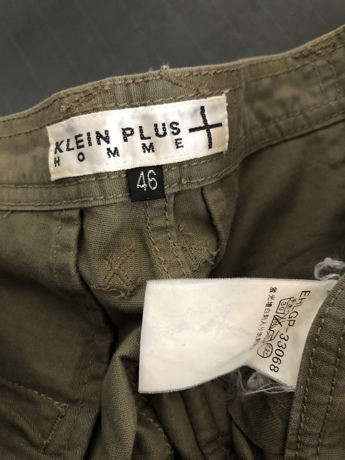 Vintage Klein Plus Homme Parachute Cargo Trouser Pant Size US 30 / EU 46 - 11 Thumbnail