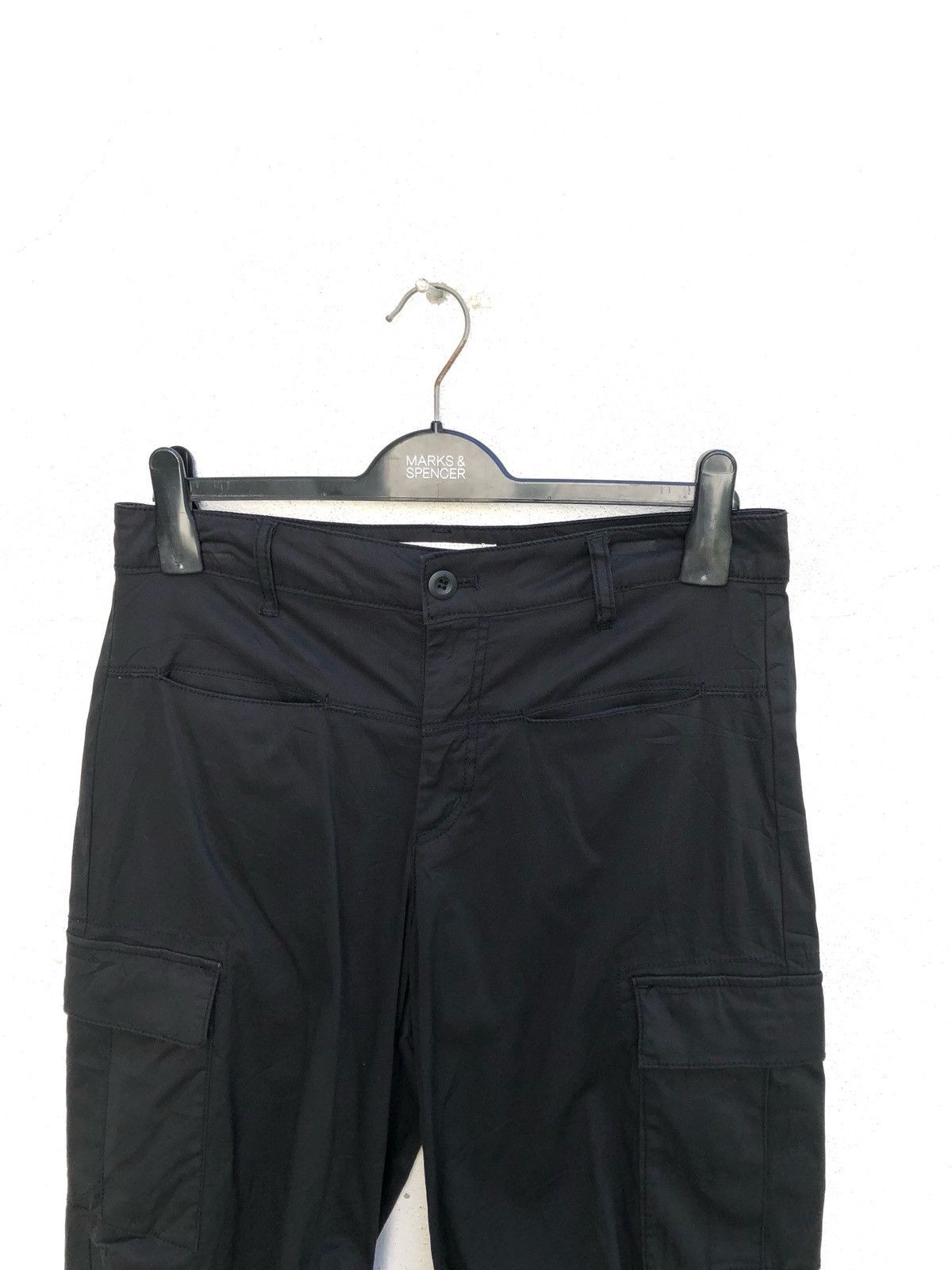 yoshie inaba Stretchable Cropped Black Cargo Trouser Pant Size US 32 / EU 48 - 3 Thumbnail