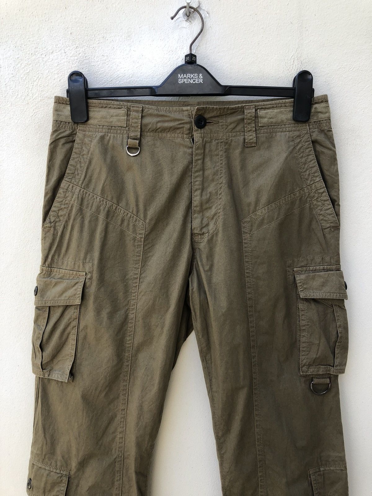 Shellac SHELLAC Japan Green Straps Cargo Trouser Pant Size US 30 / EU 46 - 2 Thumbnail