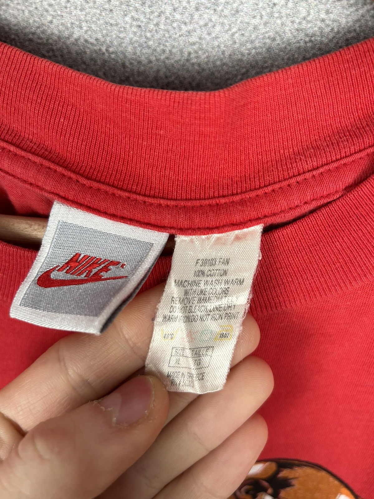 Jordan Brand Vintage 90s Nike Air Jordan Grey Tag Rare Graphic Tee Size US XL / EU 56 / 4 - 7 Thumbnail