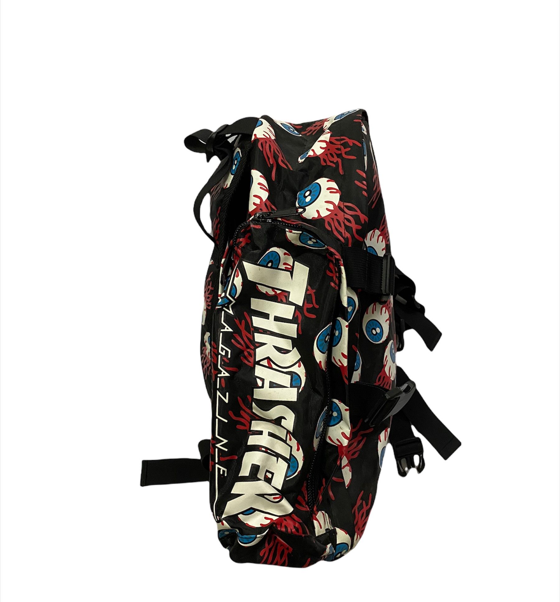 Art Comes First Thrasher X Skate and Destroy Over Print Backpack Size ONE SIZE - 5 Thumbnail