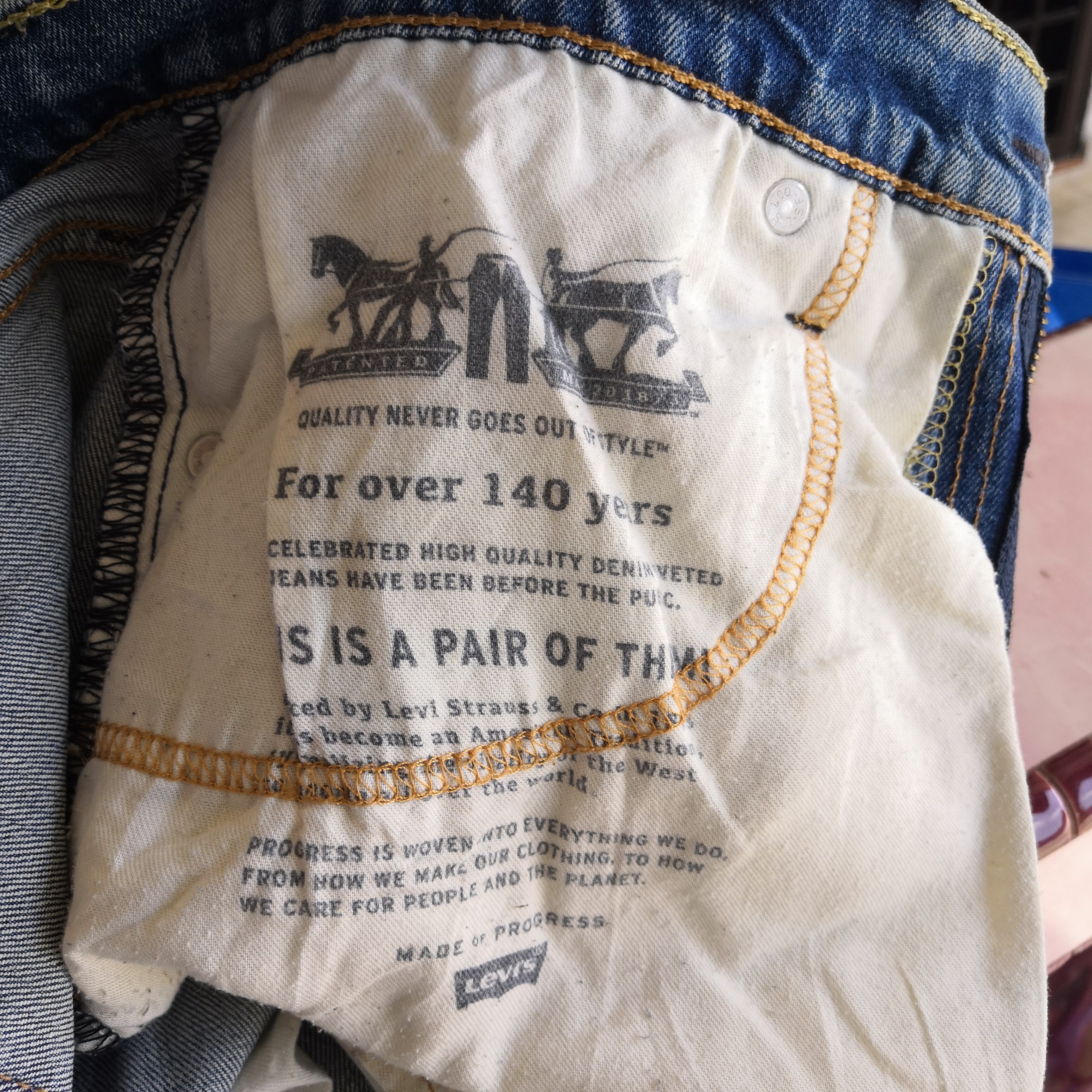 Levi's Vintage Levis Sun Faded Jeans Levi's Denim Light Wash Pants Size 30" / US 8 / IT 44 - 11 Thumbnail