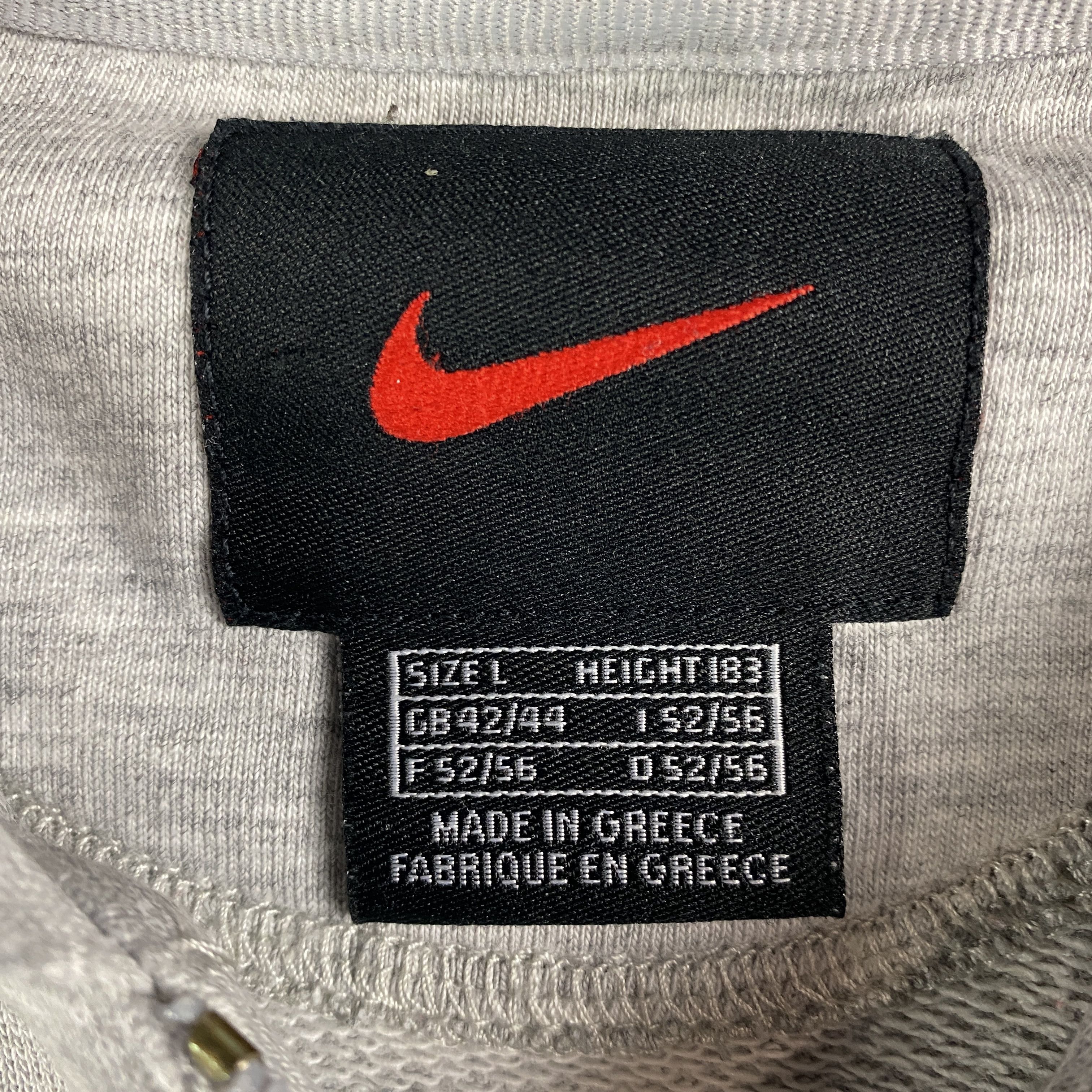 Nike × Vintage Mens Hoodies Full Zip Nike Vintage Swoosh Size L Size US L / EU 52-54 / 3 - 4 Thumbnail