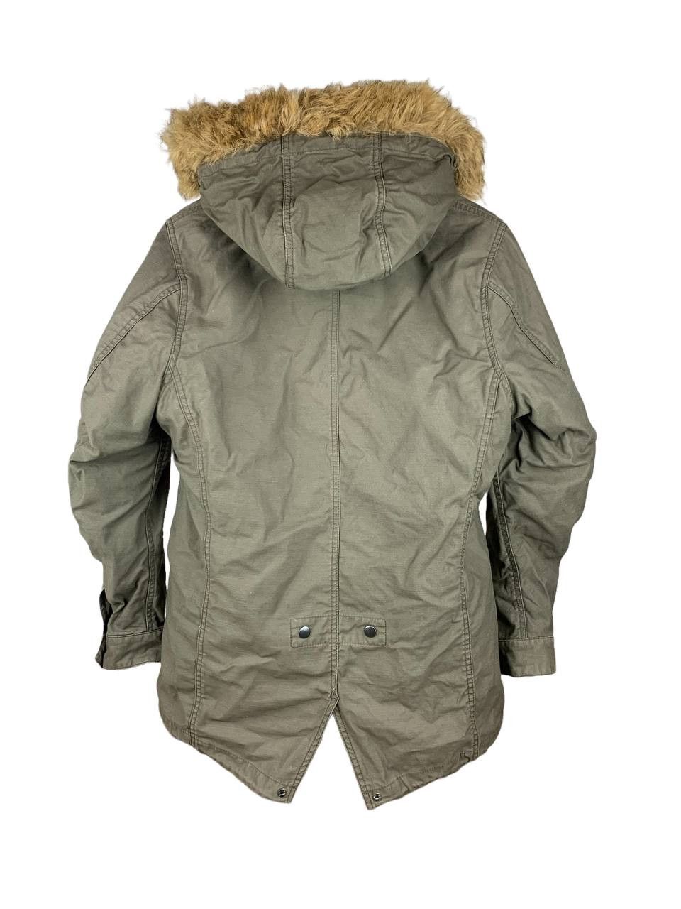 Global Work Mink Fur Parka Detachable Sherpa Lining Olive N-3B Style Size US S / EU 44-46 / 1 - 2 Thumbnail