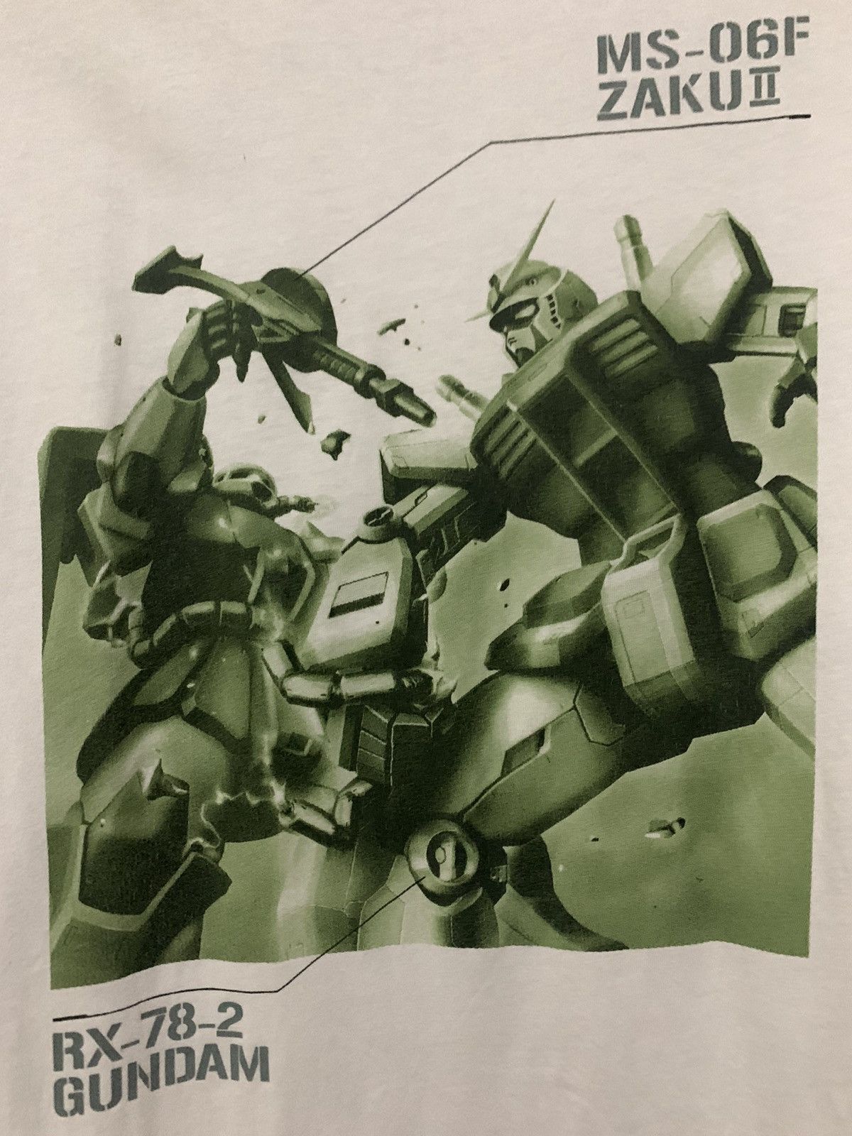 Anime × Japanese Brand × Vintage VINTAGE GUNDAM RX-78-2 & ZAKU II ANIME MANGA SHIRT Size US XL / EU 56 / 4 - 2 Thumbnail