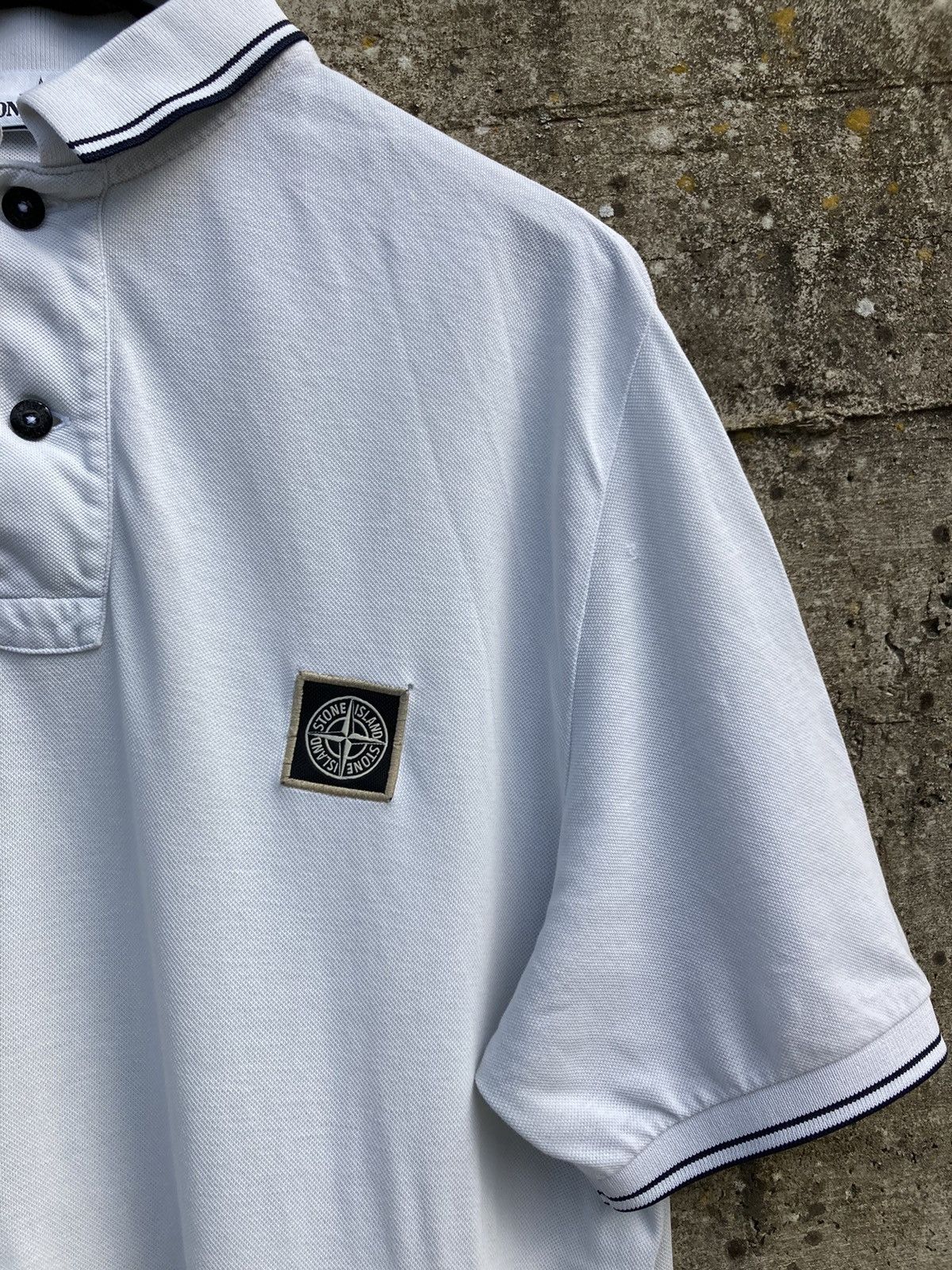 Stone Island SLIM FIT POLO WHITE Size US L / EU 52-54 / 3 - 2 Thumbnail