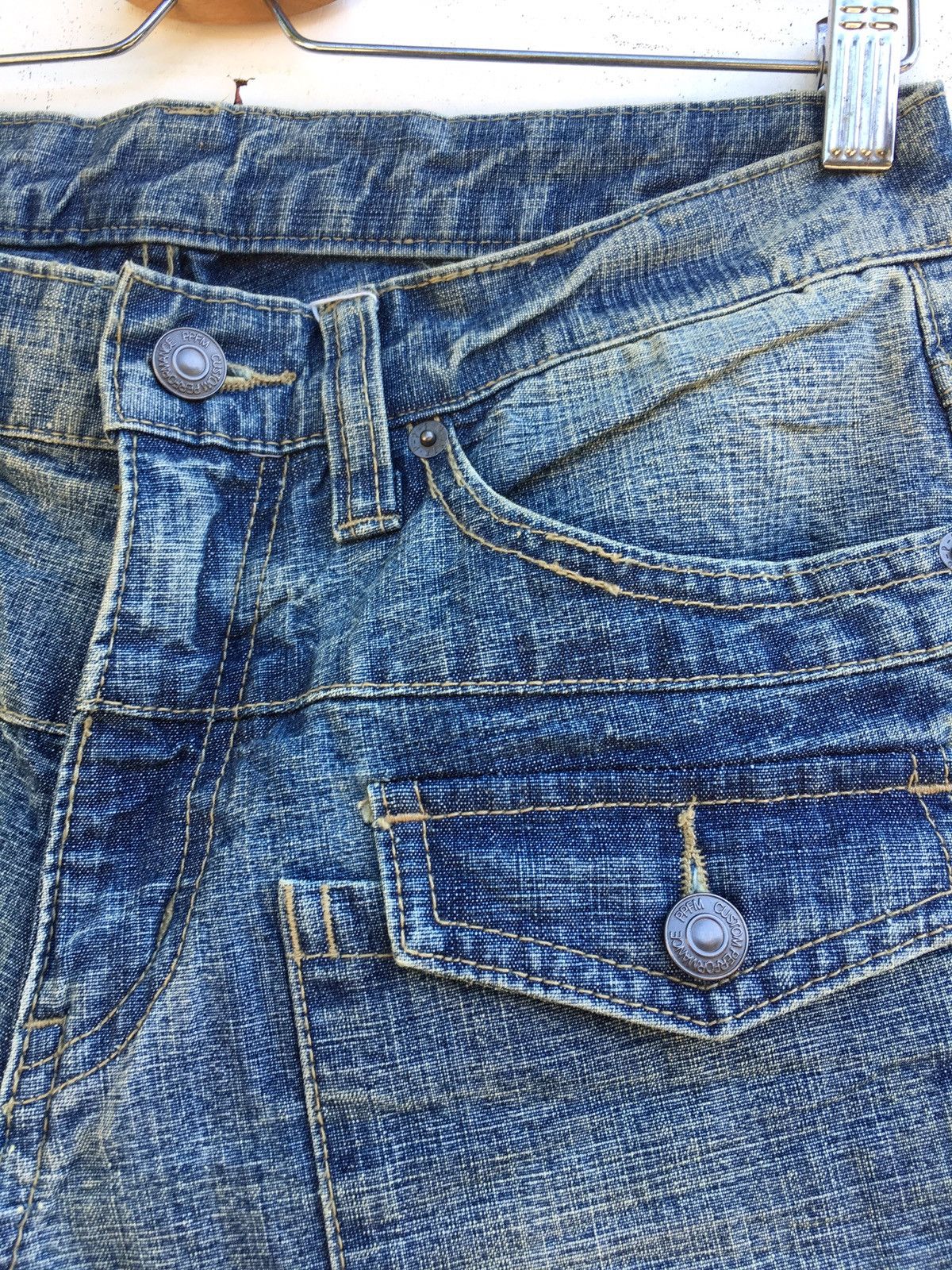 PPFM Rare PPFM Japanese Designer Pockets Rare Design Denim Size US 38 / EU 54 - 7 Thumbnail