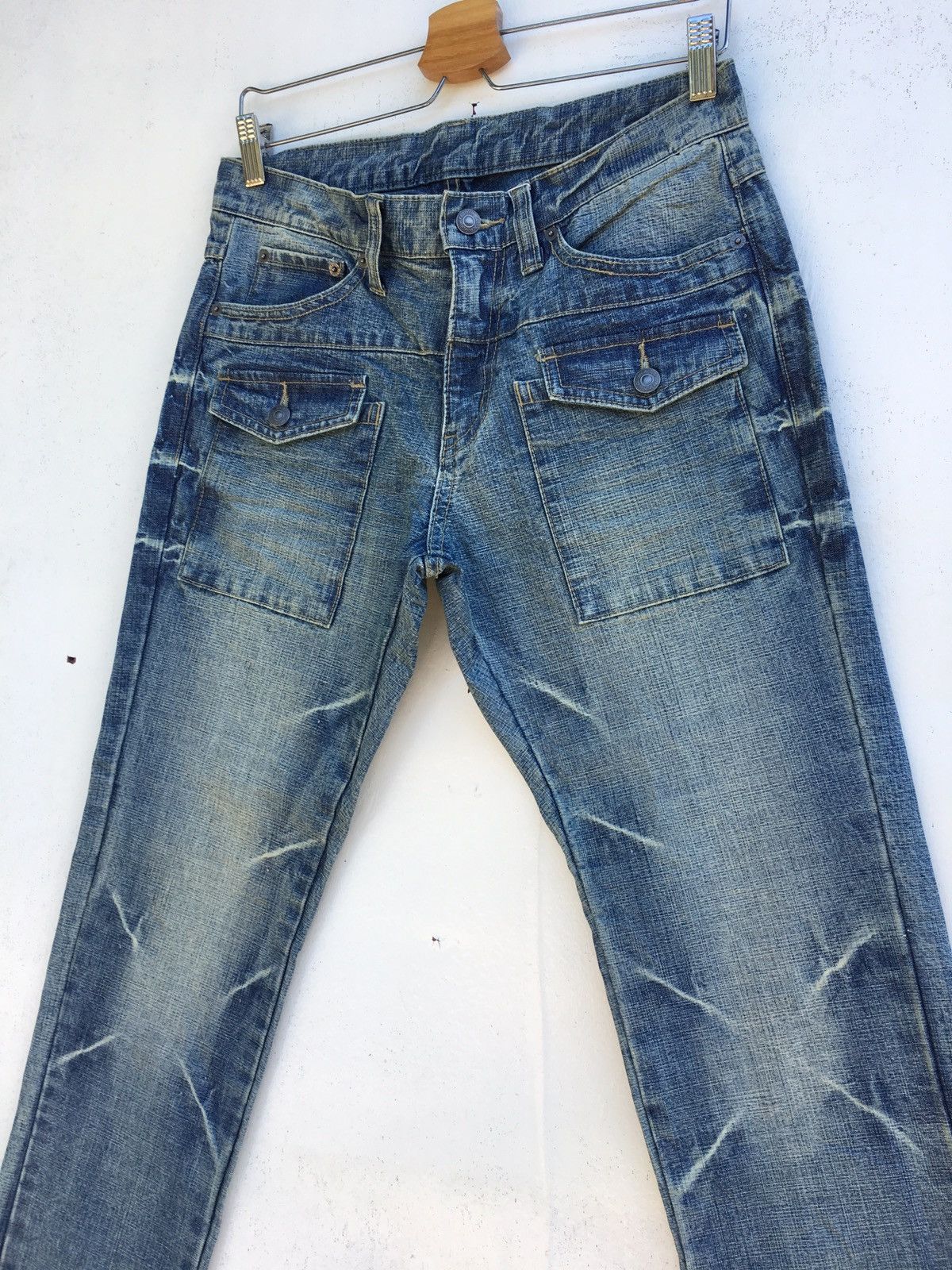 PPFM Rare PPFM Japanese Designer Pockets Rare Design Denim Size US 38 / EU 54 - 6 Thumbnail
