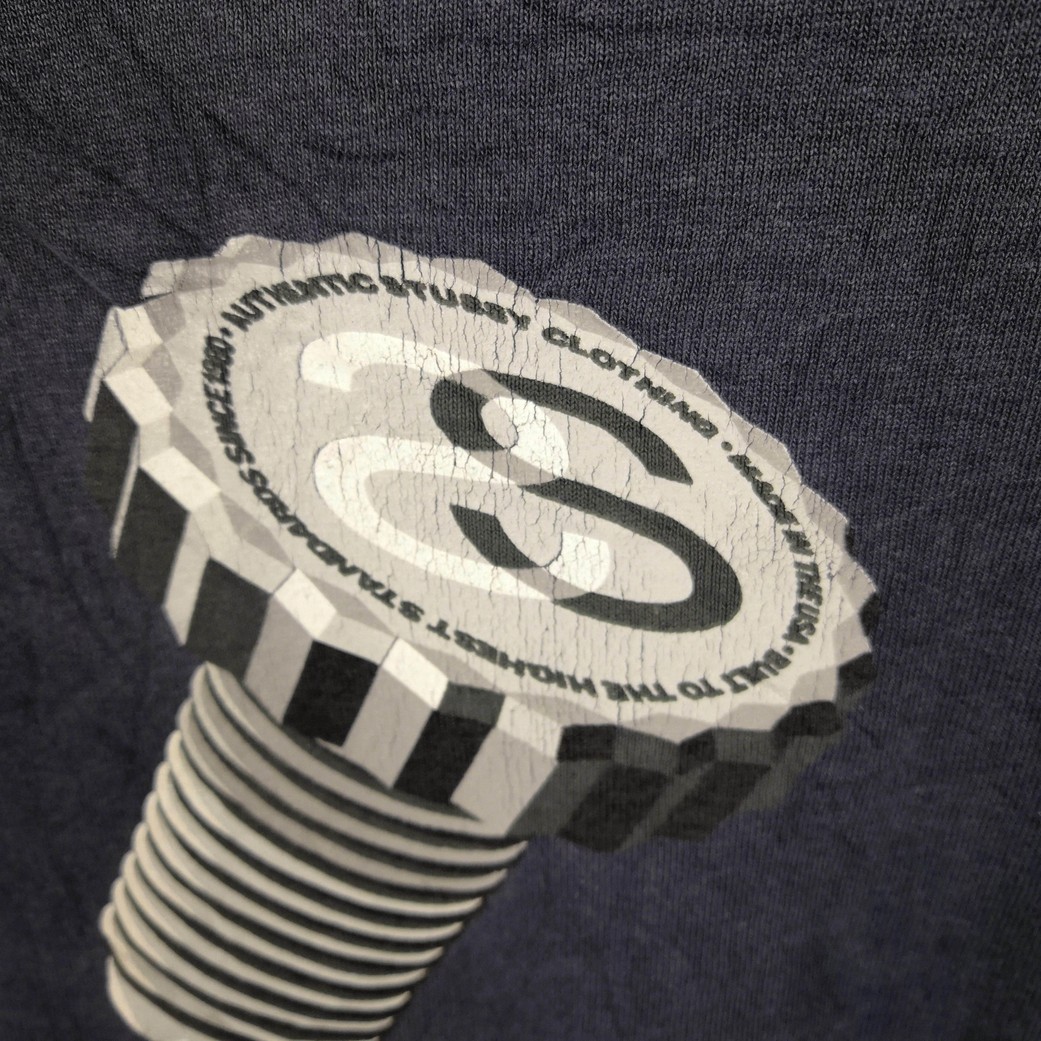 Stussy Vintage Stussy T Shirt Screw Logo Stussy Tees | BS17909. Size US XS / EU 42 / 0 - 4 Thumbnail