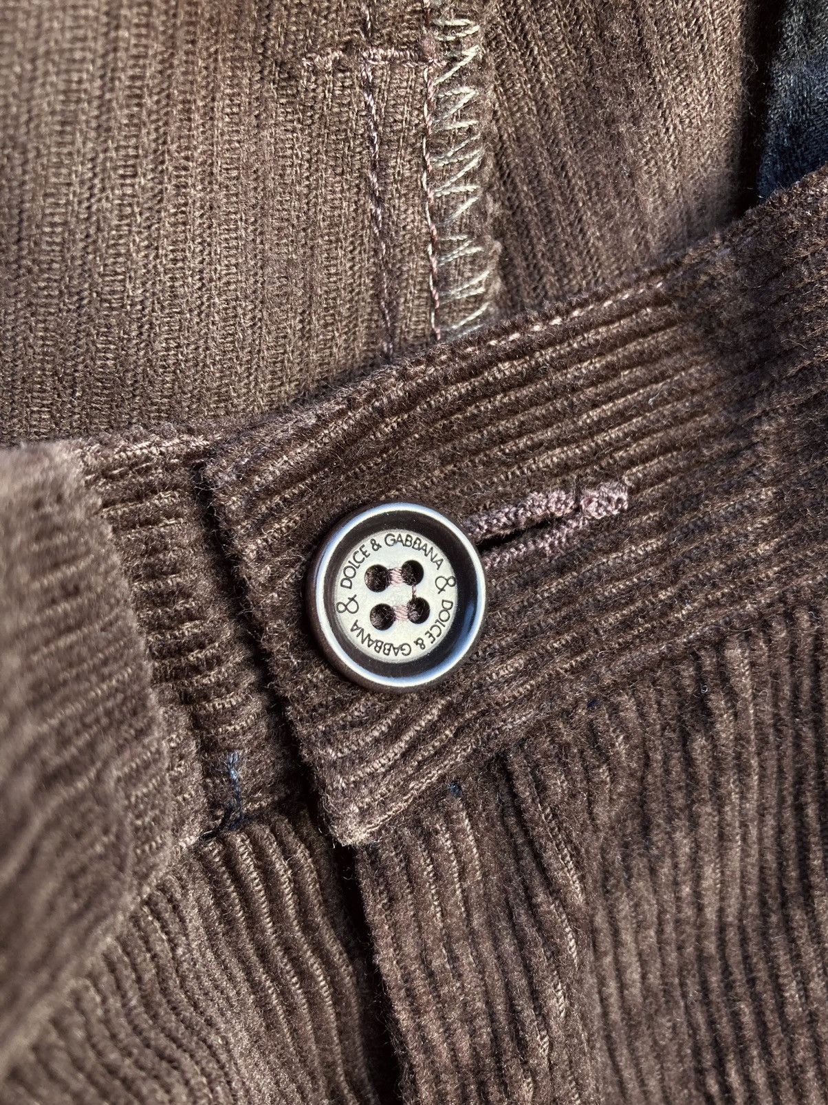 Dolce & Gabbana & VINTAGE CORDUROY PANTS Size US 34 / EU 50 - 4 Thumbnail