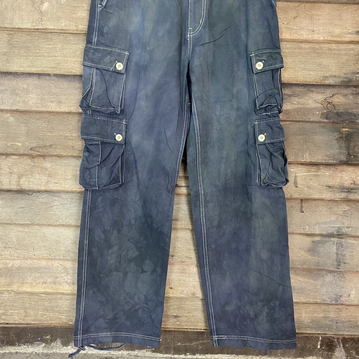 Brooklyn Industries × StraightFaded Brookly Industries faded Grey Multipocket Cargo Pants #3691 Size US 32 / EU 48 - 3 Thumbnail