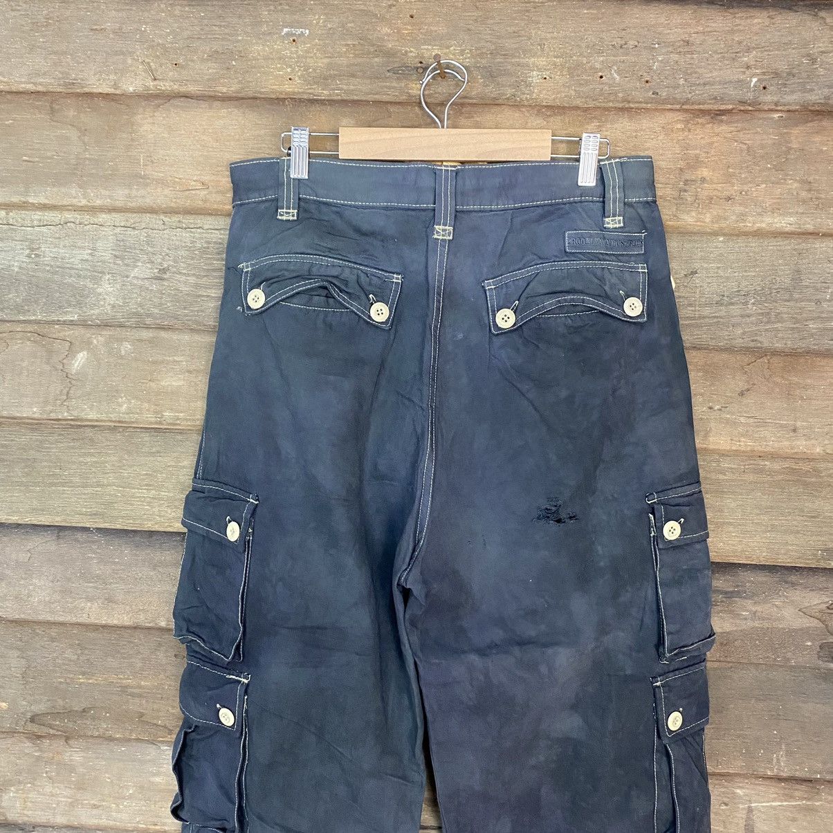 Brooklyn Industries × StraightFaded Brookly Industries faded Grey Multipocket Cargo Pants #3691 Size US 32 / EU 48 - 11 Thumbnail