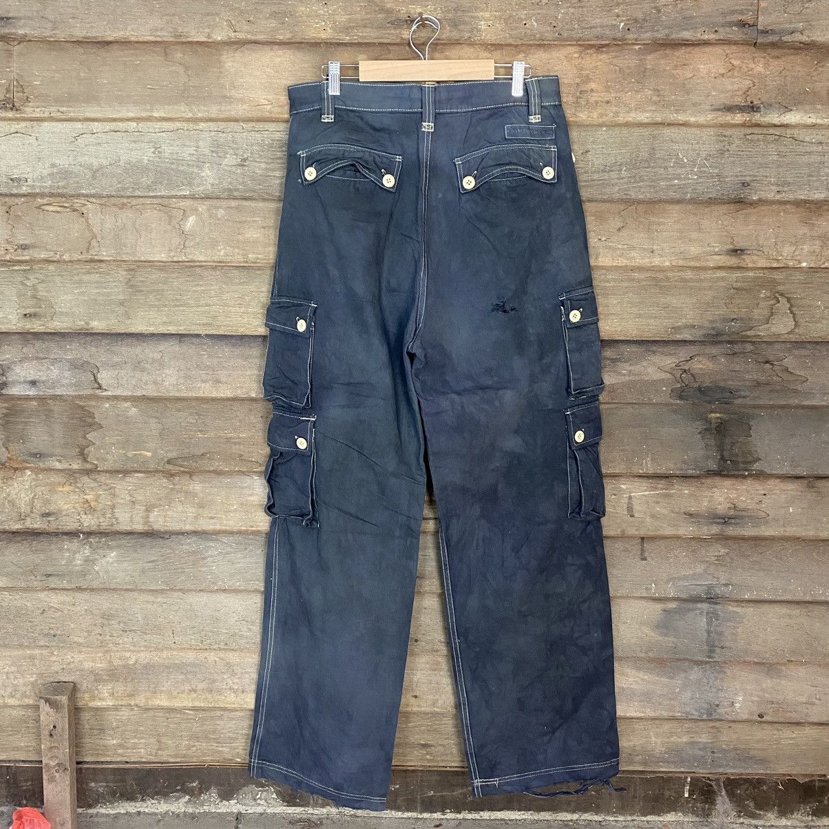 Brooklyn Industries × StraightFaded Brookly Industries faded Grey Multipocket Cargo Pants #3691 Size US 32 / EU 48 - 10 Thumbnail