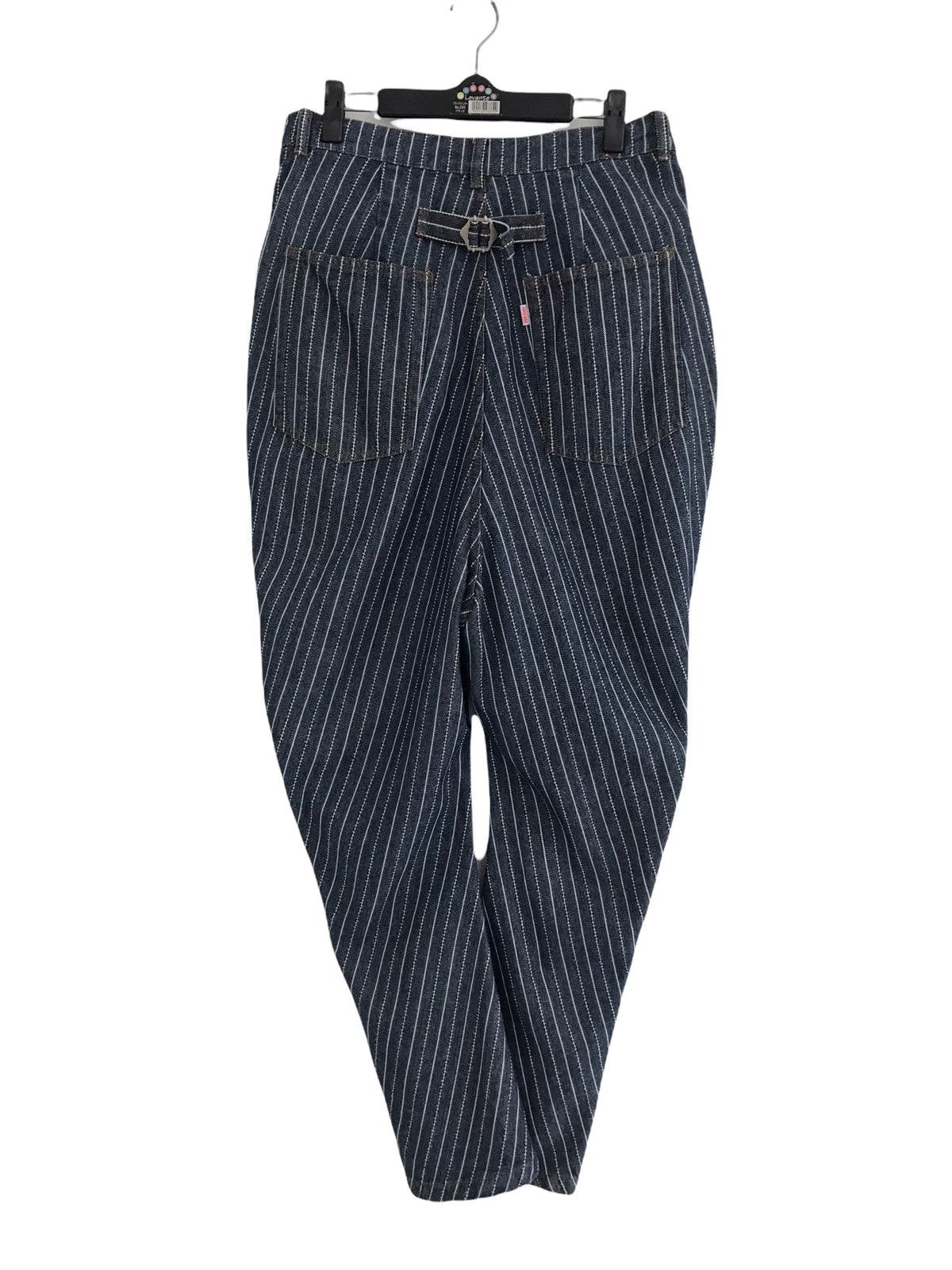 Ne-Net Ne-net Issey Miyake Curve Stripes Denim Jeans Size US 31 - 9 Thumbnail