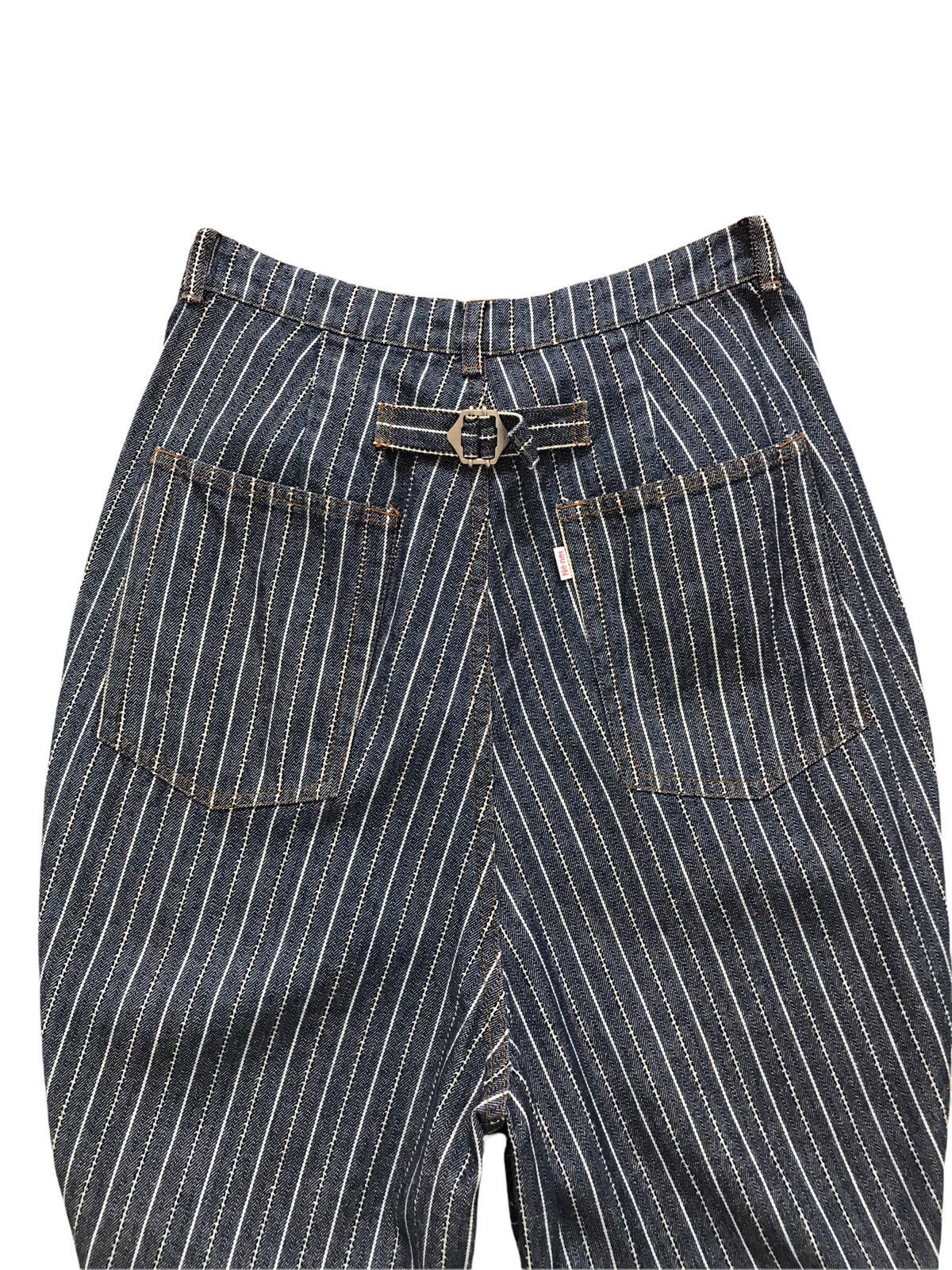 Ne-Net Ne-net Issey Miyake Curve Stripes Denim Jeans Size US 31 - 6 Thumbnail