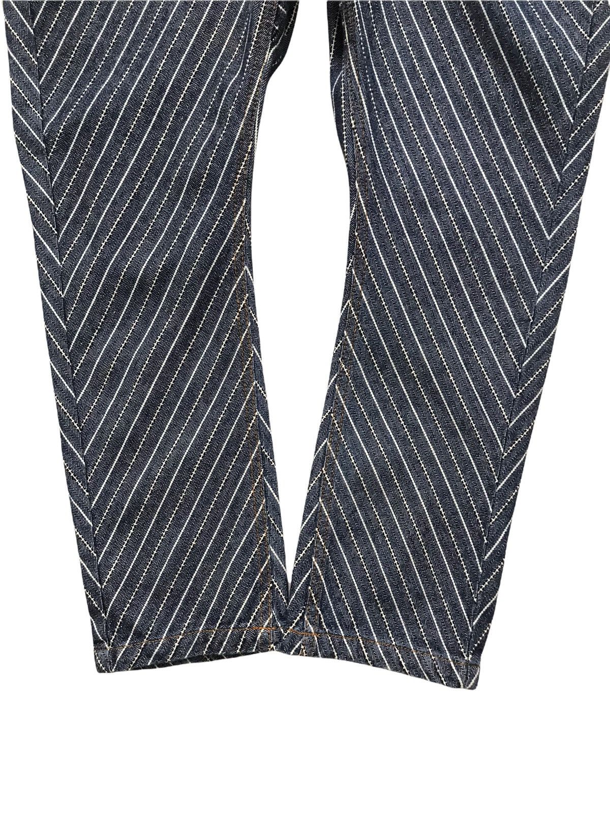 Ne-Net Ne-net Issey Miyake Curve Stripes Denim Jeans Size US 31 - 4 Thumbnail