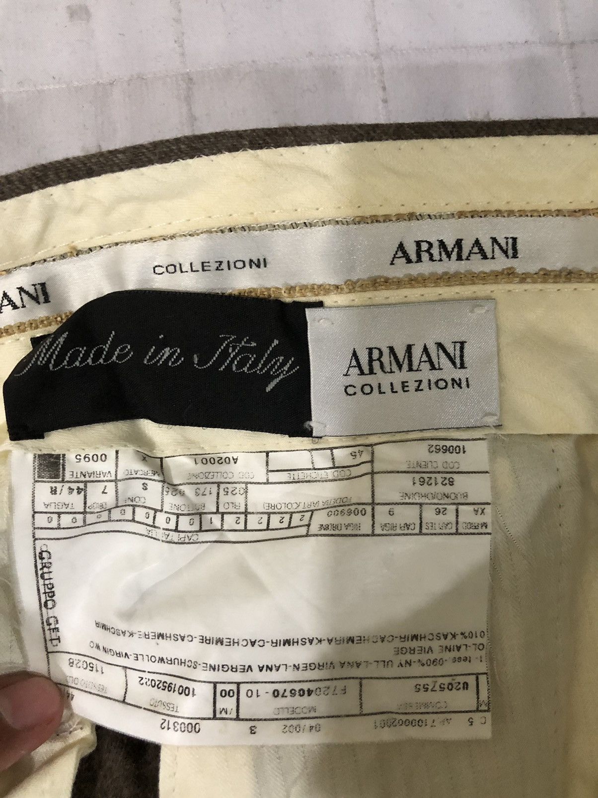Armani Armani Collezioni Wool Casual Pant Size US 29 - 7 Thumbnail