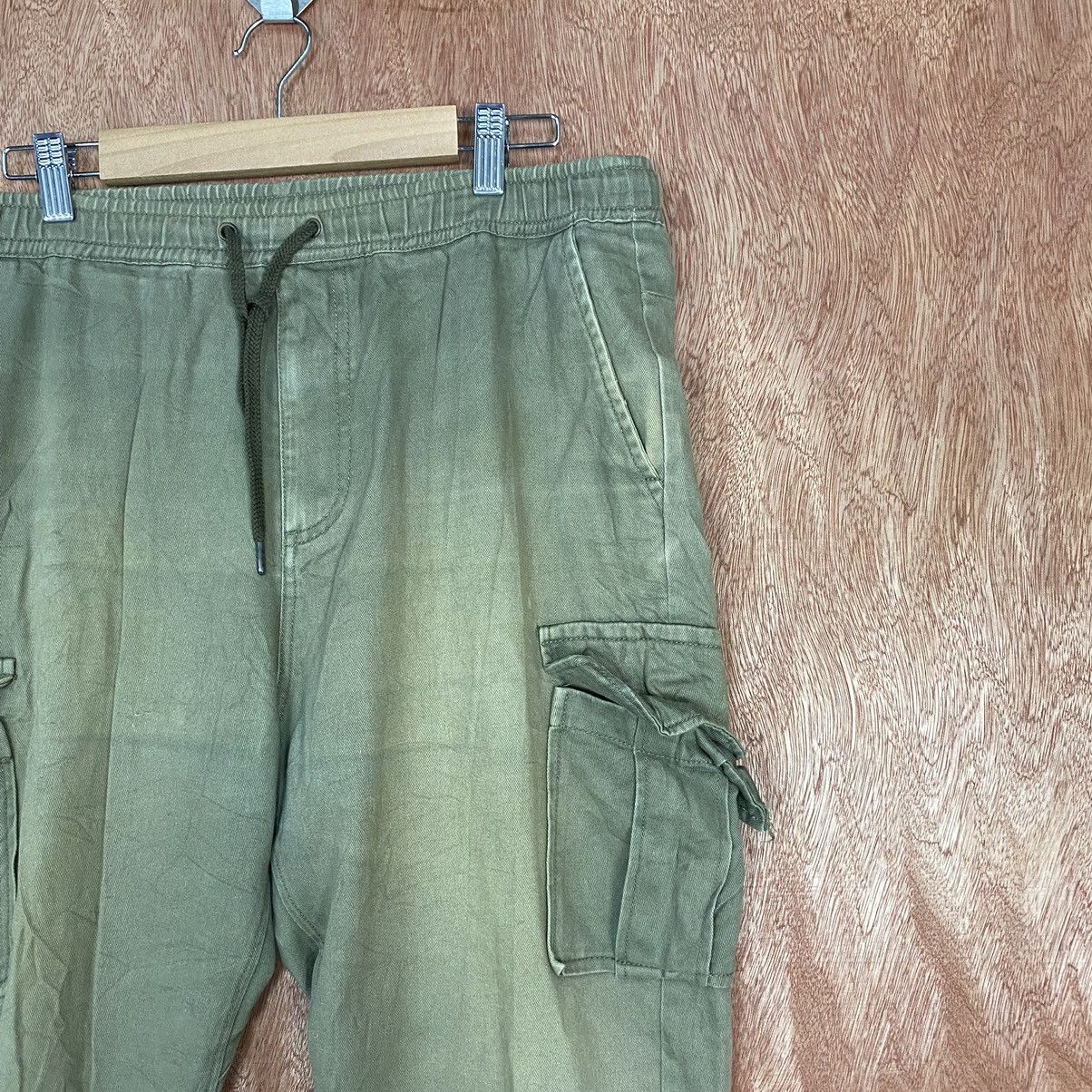 BASE CONTROL D Base Control Green Multipocket Cargo Pants #c764 Size US 31 - 4 Thumbnail