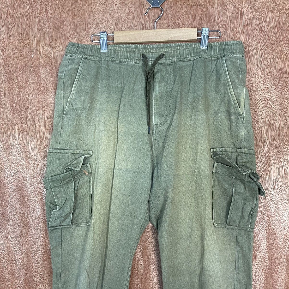BASE CONTROL D Base Control Green Multipocket Cargo Pants #c764 Size US 31 - 2 Thumbnail