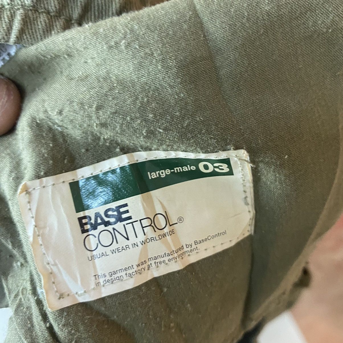 BASE CONTROL D Base Control Green Multipocket Cargo Pants #c764 Size US 31 - 11 Thumbnail