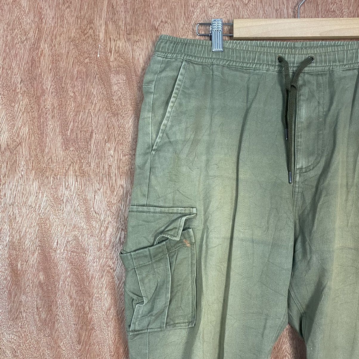 BASE CONTROL D Base Control Green Multipocket Cargo Pants #c764 Size US 31 - 5 Thumbnail