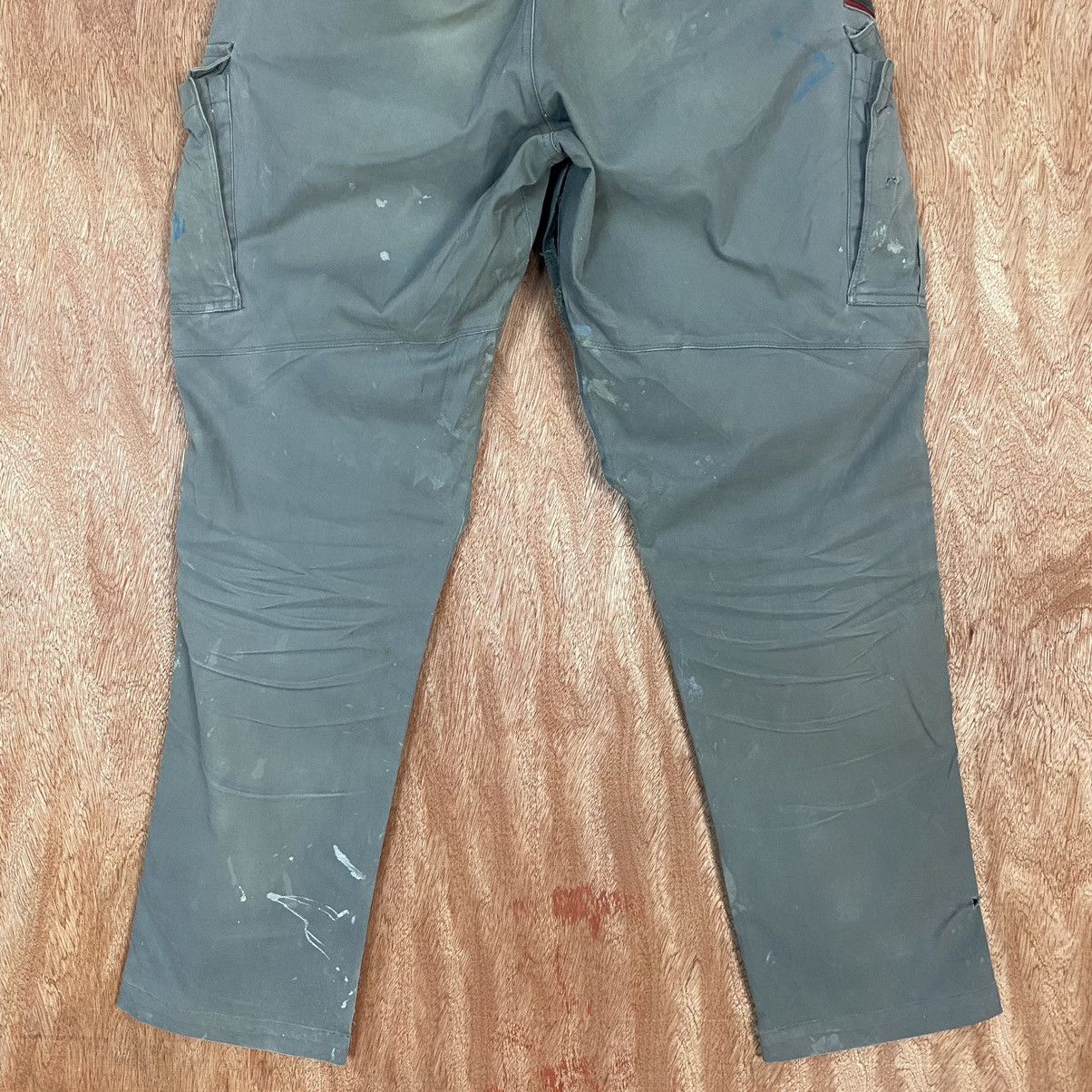 Japanese Brand Burtle Grey painter dirty Multipocket Cargo Pants #c766 Size US 32 / EU 48 - 15 Thumbnail